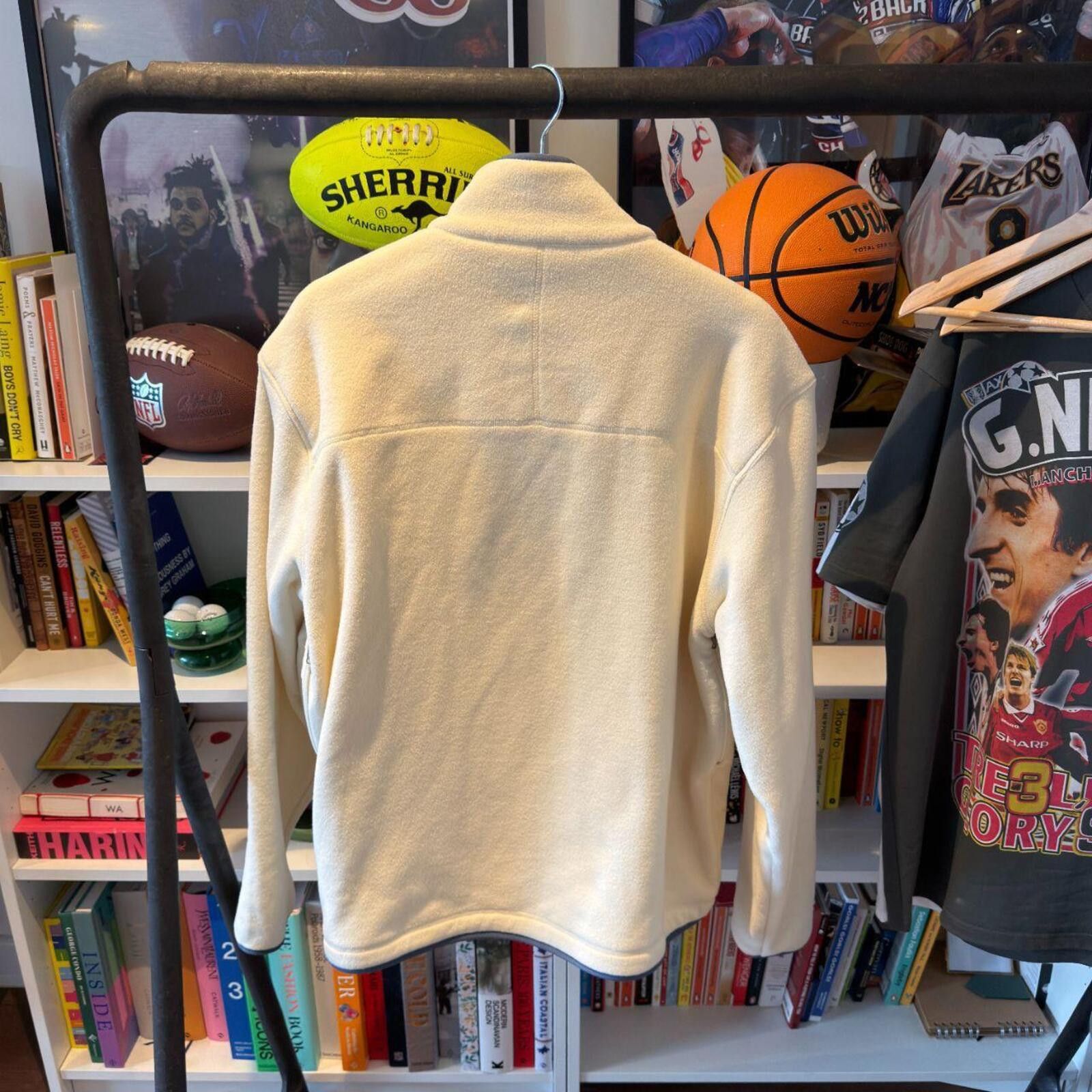 Aime Leon Dore Aimé Leon Dore Lightweight Full Zip Fleece Jacket Bone Size US XL / EU 56 / 4 - 4 Thumbnail