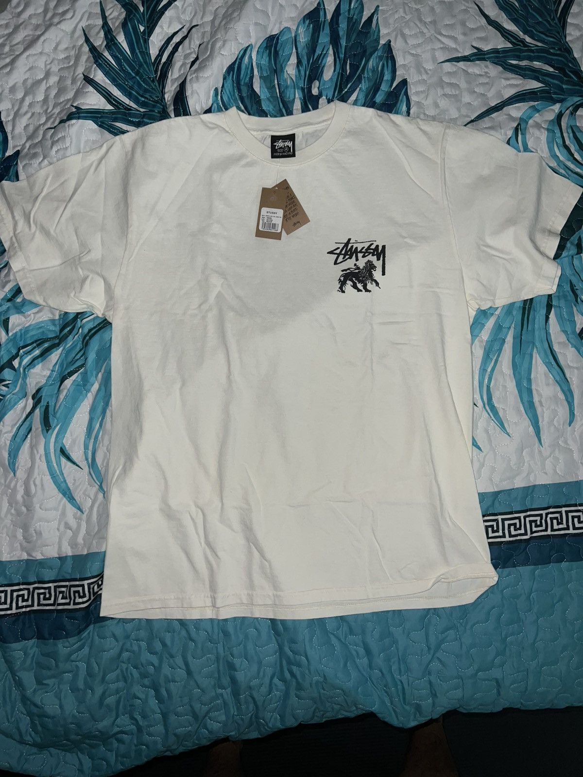Stussy Stussy White Cotton T-shirt M International Size US M / EU 48-50 / 2 - 1 Thumbnail