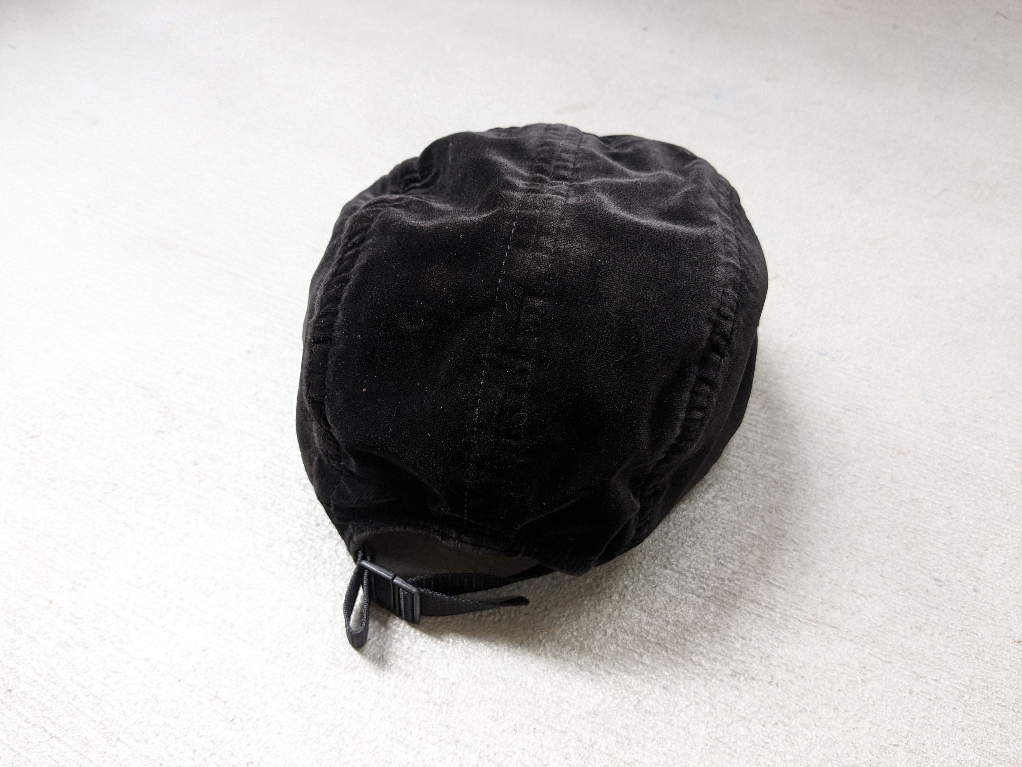 Supreme Supreme Velvet Camp Cap Black Hat 5 Panel Velour BOGO SS16 Size ONE SIZE - 8 Thumbnail