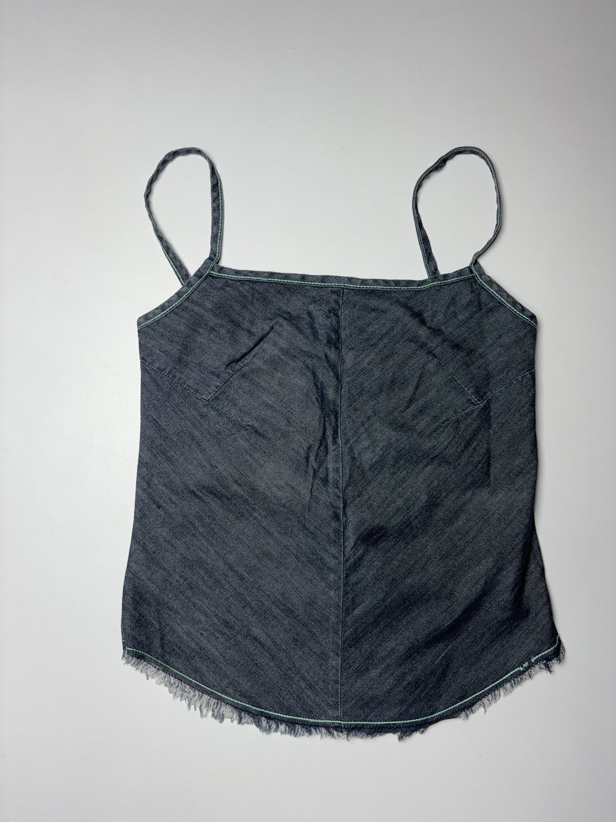 Diesel × Vintage DIESEL VINTAGE DENIM CORSET TANK TOP Size M / US 6-8 / IT 42-44 - 2 Thumbnail