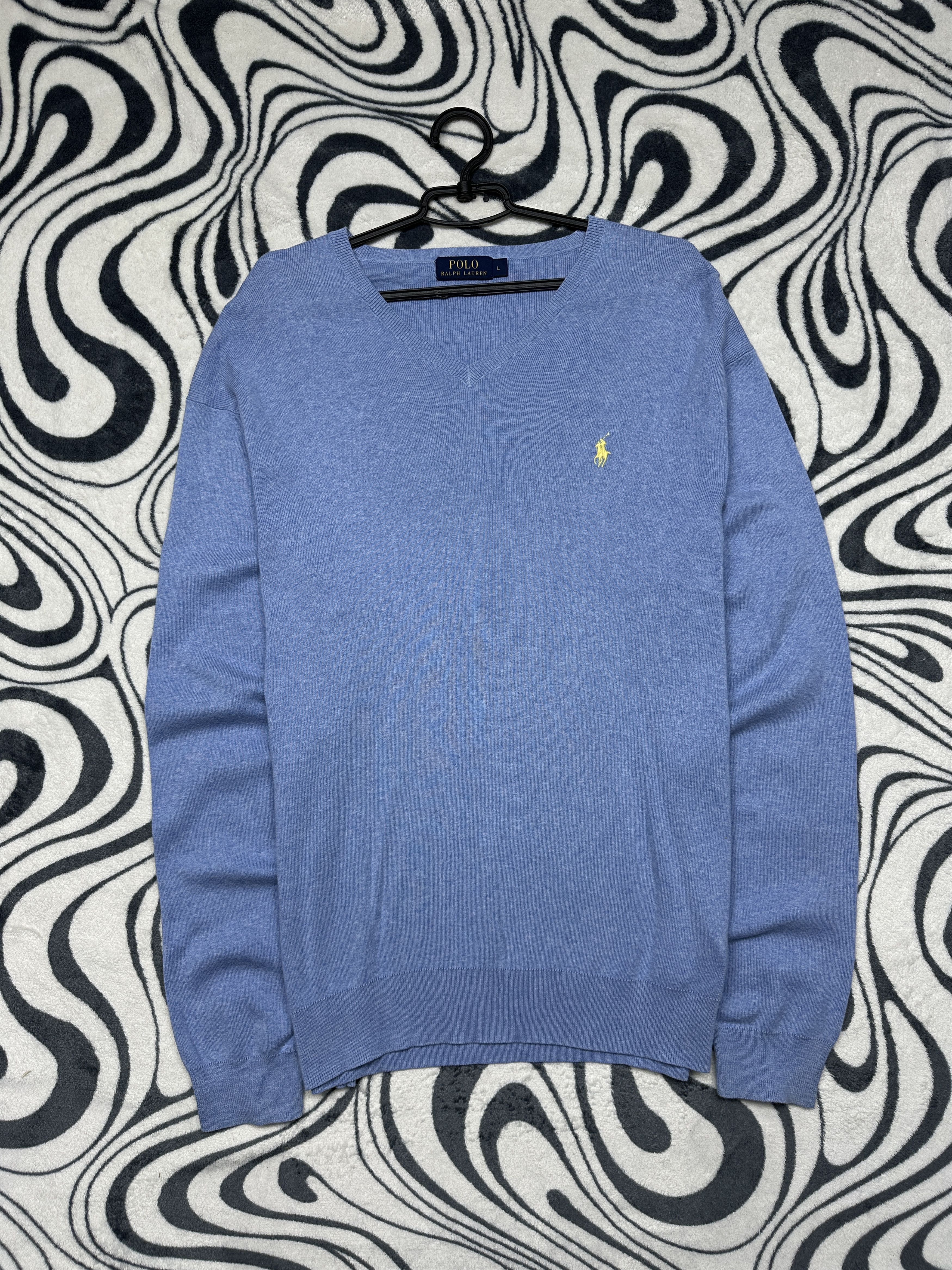 Polo Ralph Lauren Polo Ralph Lauren Mens V-Neck Sweater Size US L / EU 52-54 / 3 - 1 Thumbnail