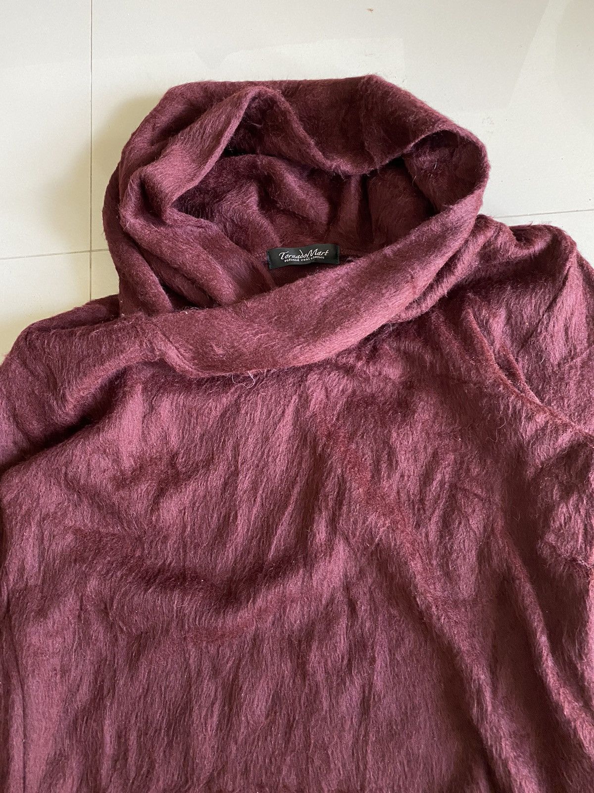 Tornado Mart 2000s Tornado Mart fuzzy fur hoodie Size US M / EU 48-50 / 2 - 3 Thumbnail