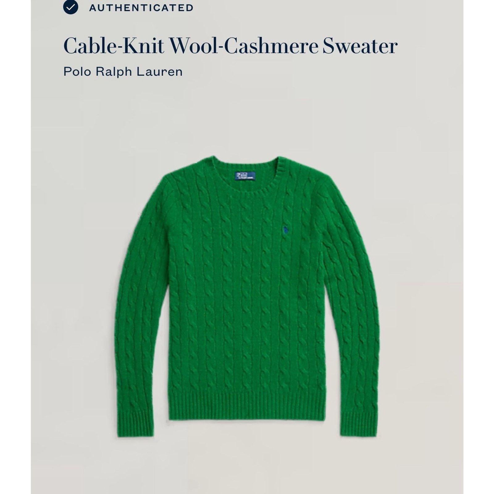 Polo Ralph Lauren NWT Ralph Lauren Polo Women Wool Cashmere Sweater S Green Size S / US 4 / IT 40 - 7 Thumbnail