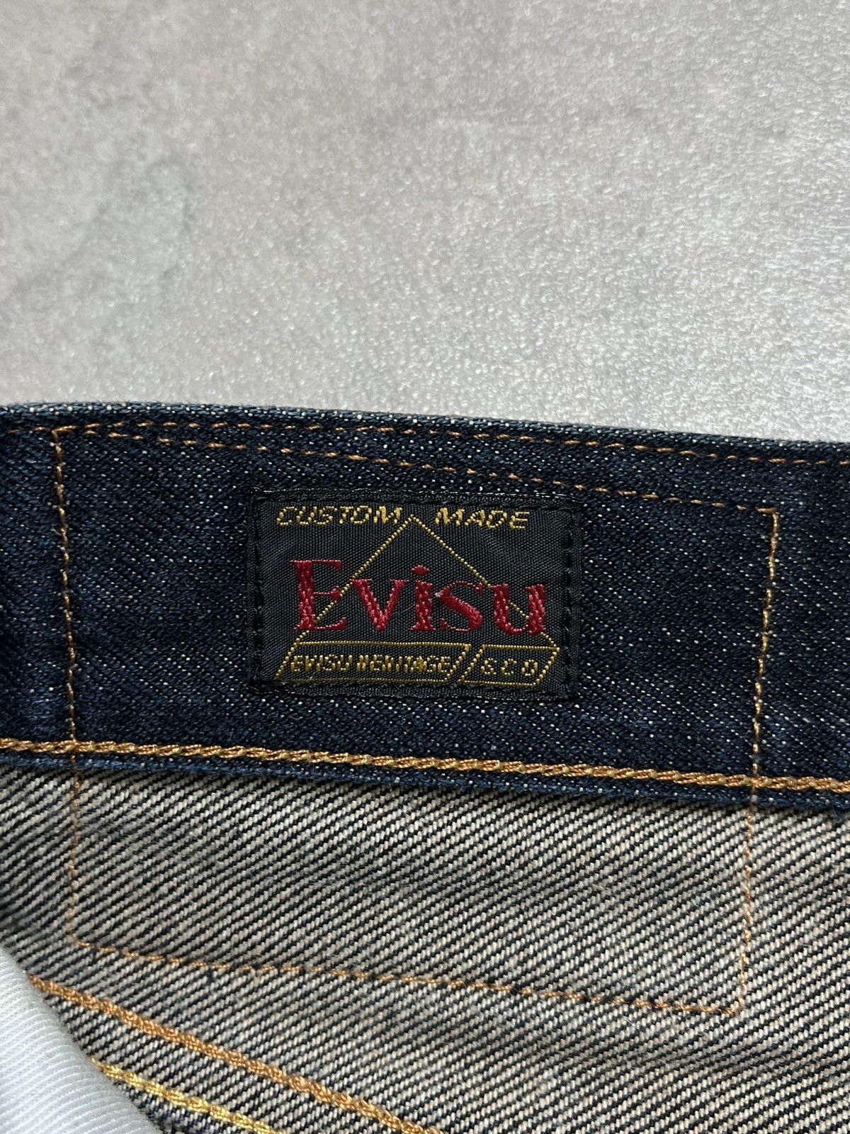 Evisu Evisu Multipocket Logo Selvedge Denim Jeans Size US 31 - 13 Thumbnail