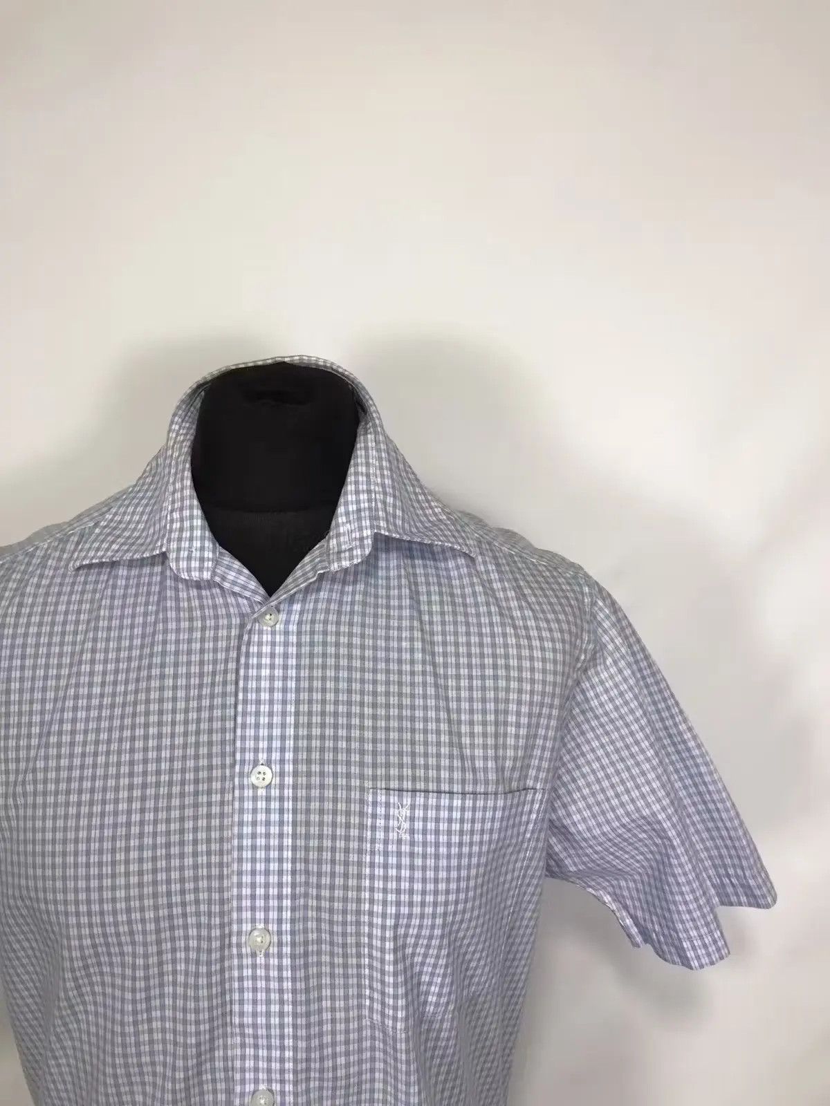 Designer × Vintage × Yves Saint Laurent Vintage Yves Saint Laurent shirt Size US M / EU 48-50 / 2 - 3 Thumbnail