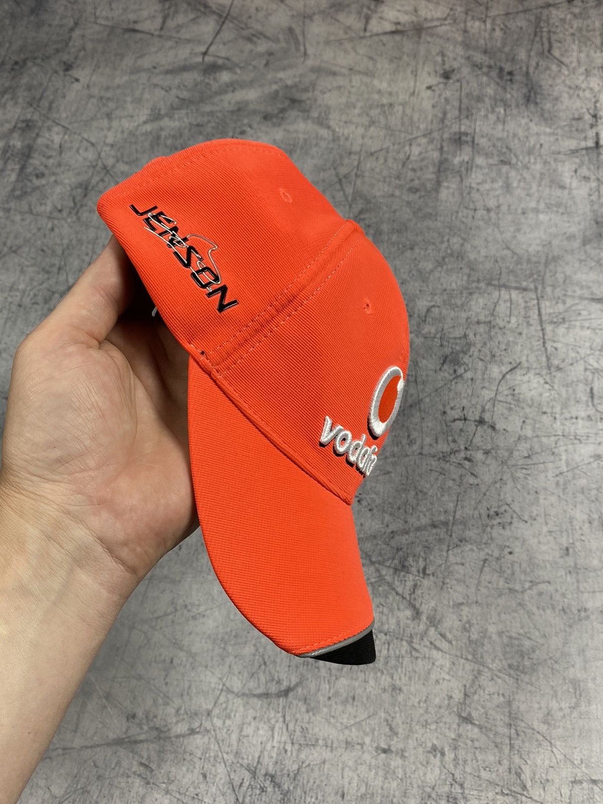 Malcolm McLaren Vodafone McLaren Mercedes Hamilton Jenson Racing Cap Size ONE SIZE - 9 Thumbnail