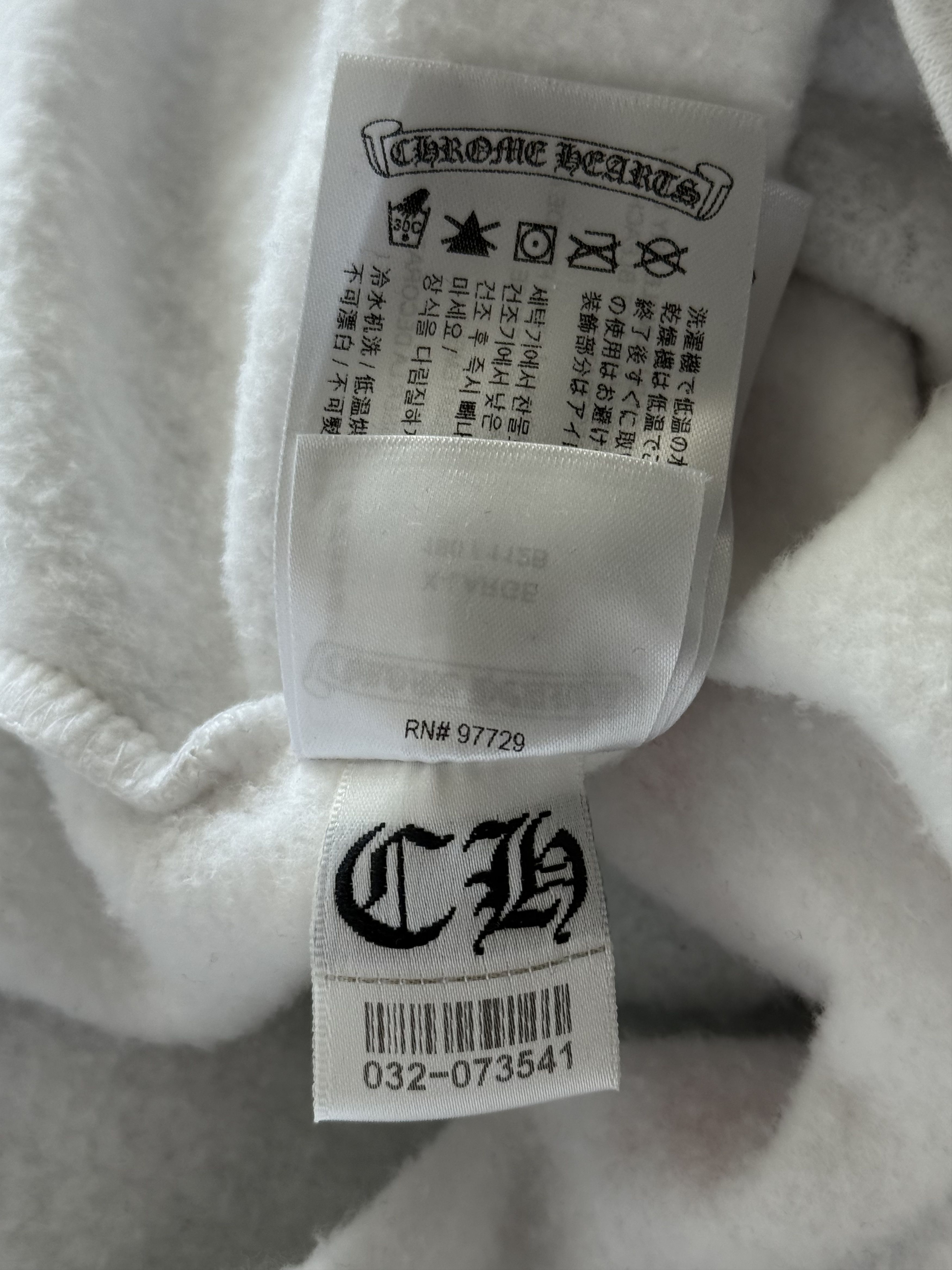 Chrome Hearts Chrome Hearts White Multicolor Stencil Hoodie Size US XL / EU 56 / 4 - 7 Thumbnail