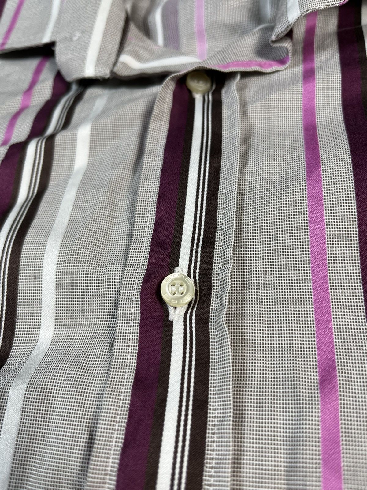Etro Etro Milano Striped Button Up Shirt XL Size US XL / EU 56 / 4 - 7 Thumbnail