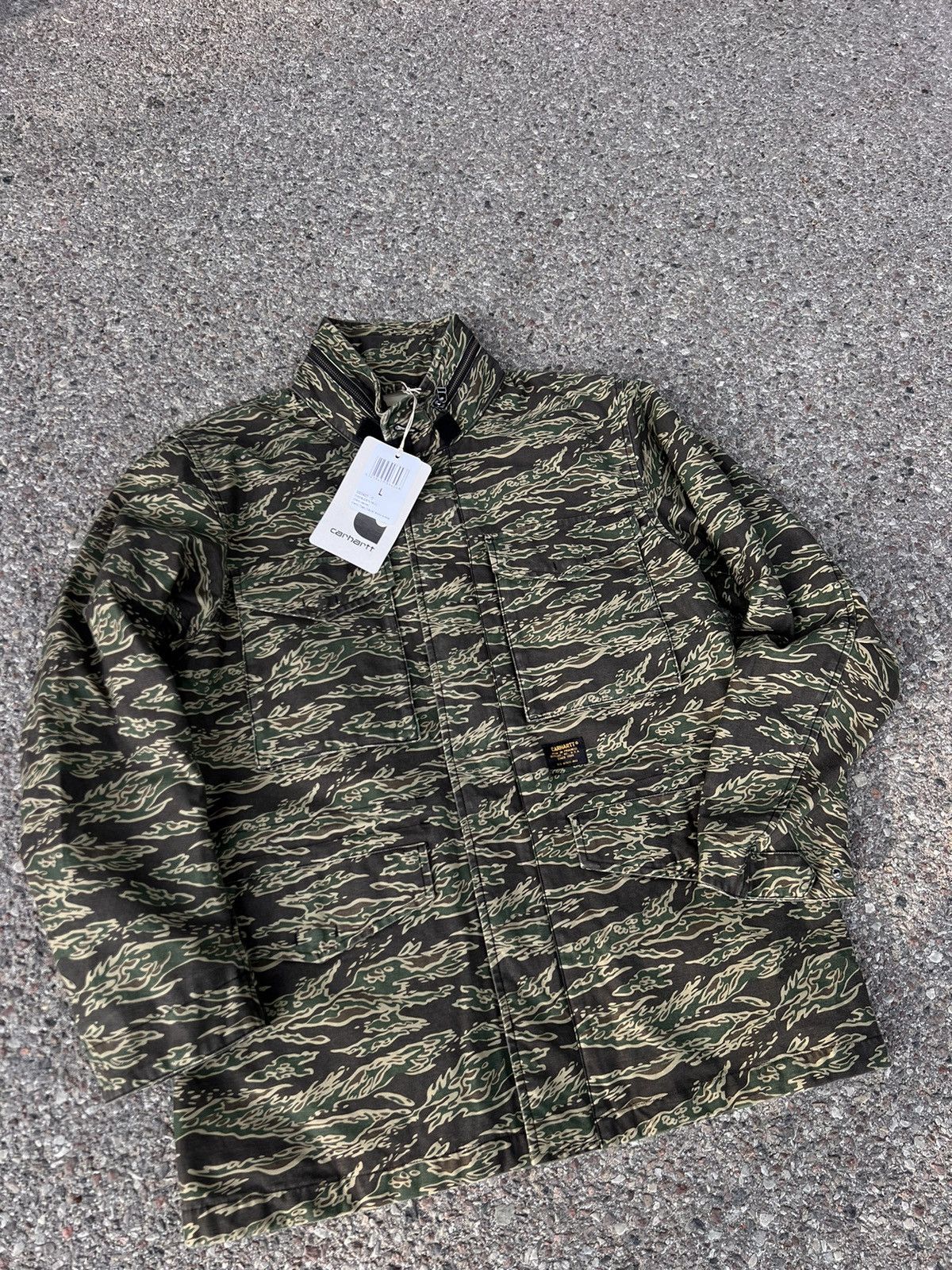 Carhartt × Carhartt Wip Carhartt Utility Camo Logo Jacket Size US L / EU 52-54 / 3 - 3 Thumbnail