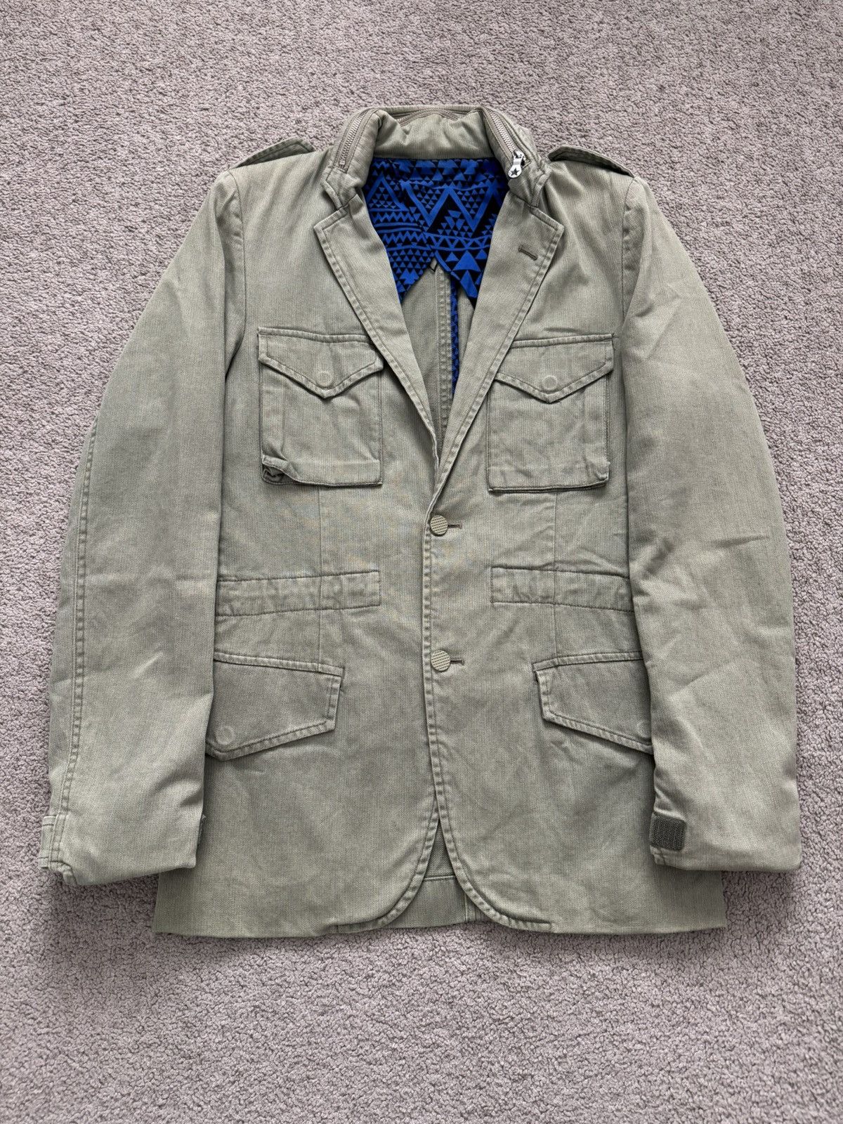 PHENOMENON SS11 Phenomenon Two-Button M-65 Military Cargo Jacket Size US M / EU 48-50 / 2 - 1 Thumbnail