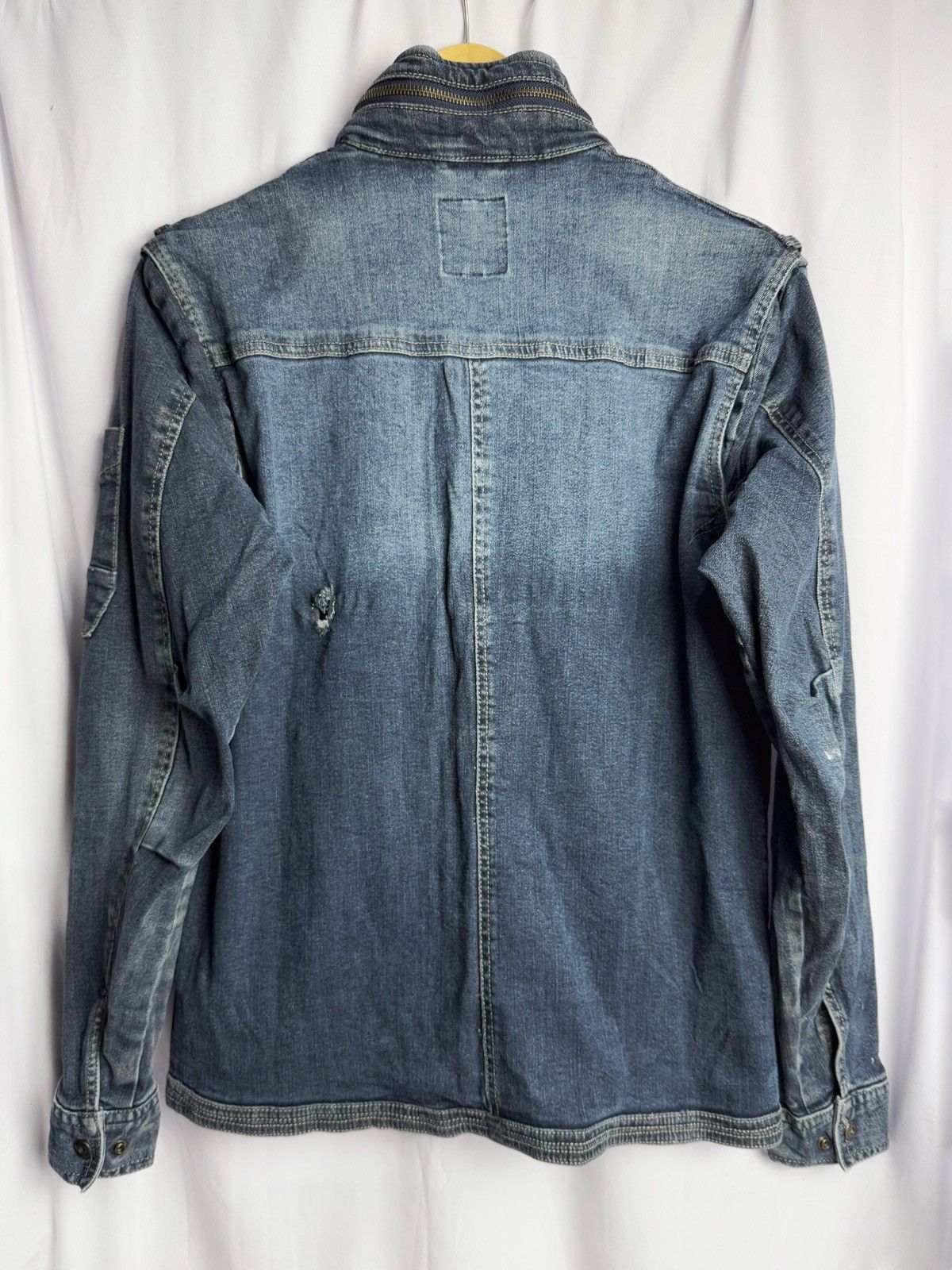 If Six Was Nine × Japanese Brand × Le Grande Bleu (L.G.B.) Bono Denim Jacket Iz Frontier Goa Style Japanese Size US M / EU 48-50 / 2 - 3 Thumbnail
