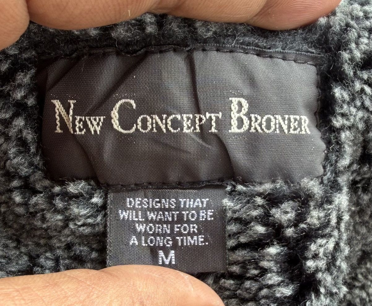 Vintage New Concept Broner Cow Leather Shearling Coat /Jacket Winter Size US M / EU 48-50 / 2 - 12 Thumbnail