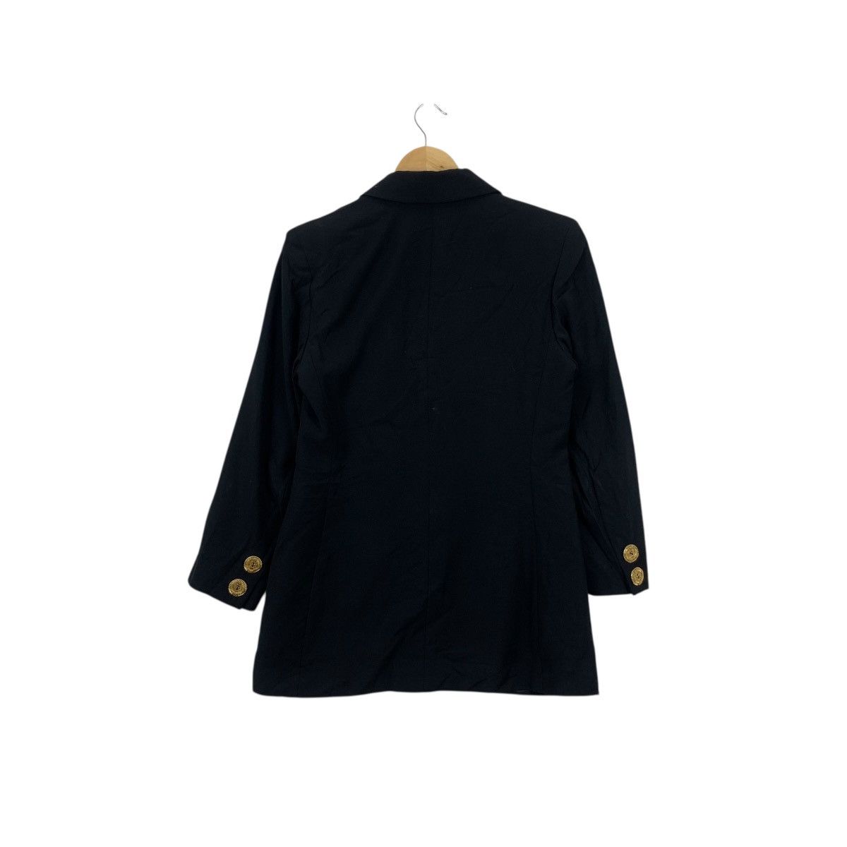 Hanae Mori Vintage HANAE MORI PAIRS Collection Gold Button Up Coat Size S / US 4 / IT 40 - 8 Thumbnail