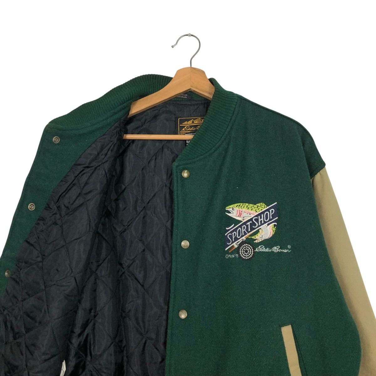 Eddie Bauer 🔥VINTAGE BOMBER JACKET EDDIE BAUER SEATTLE USA BIG LOGO Size US M / EU 48-50 / 2 - 14 Thumbnail