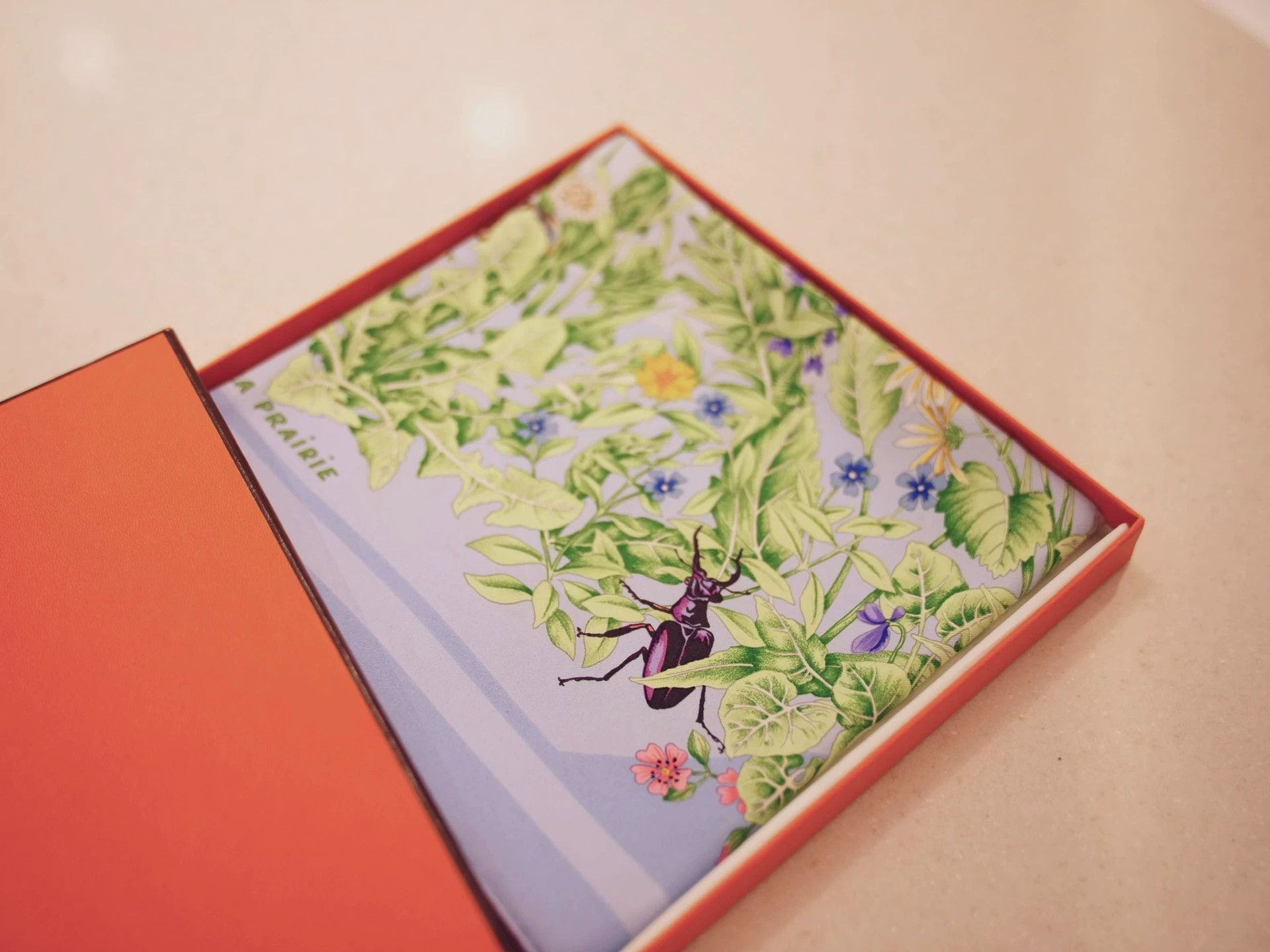 Hermes Hermes LA PRAIRIE Silk Scarf 90cm 1994/2002 Size ONE SIZE - 3 Thumbnail