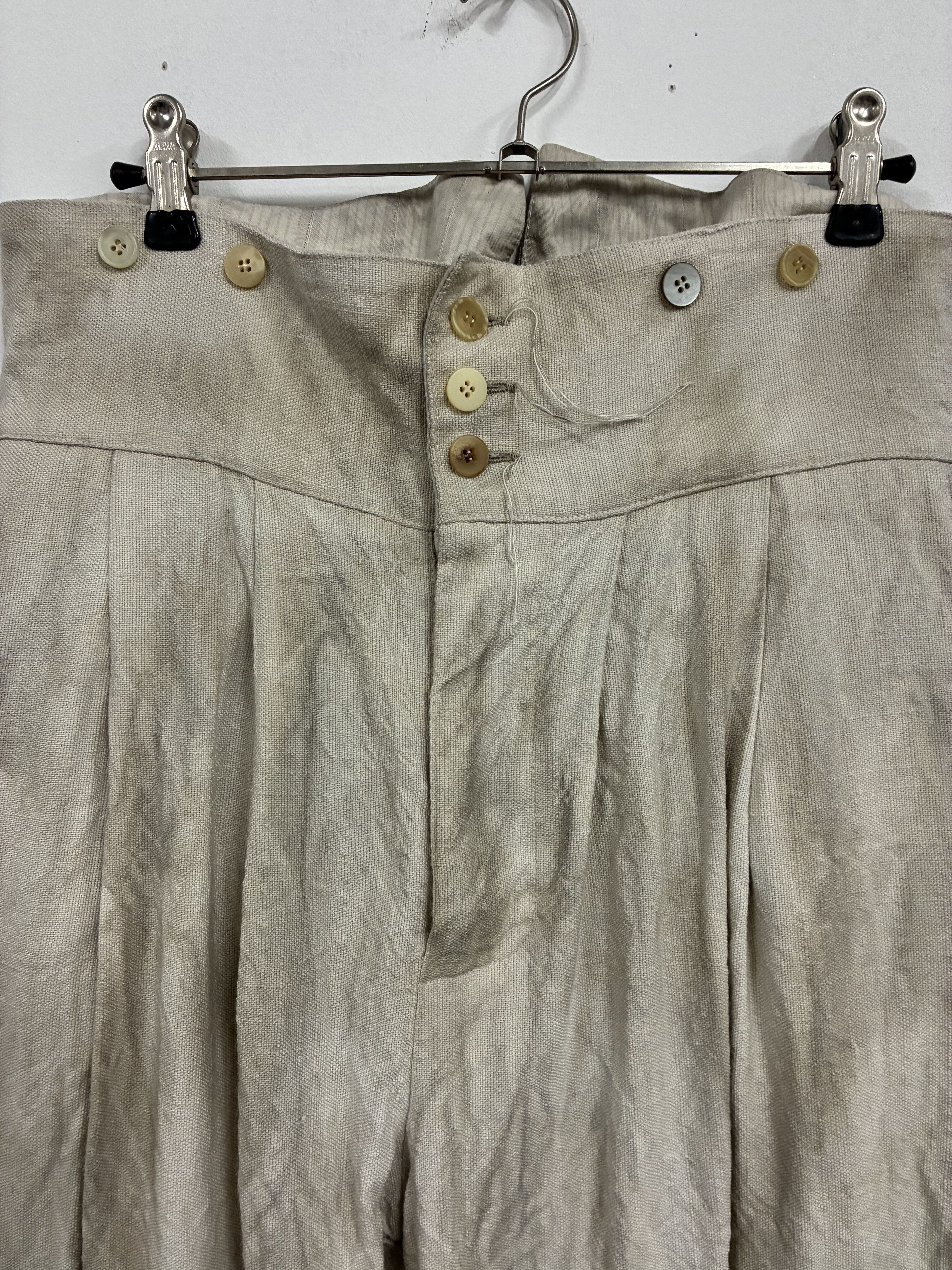 Mavranyma MAVRANYMA - hand dyed wool linen pants Size US 30 / EU 46 - 3 Thumbnail