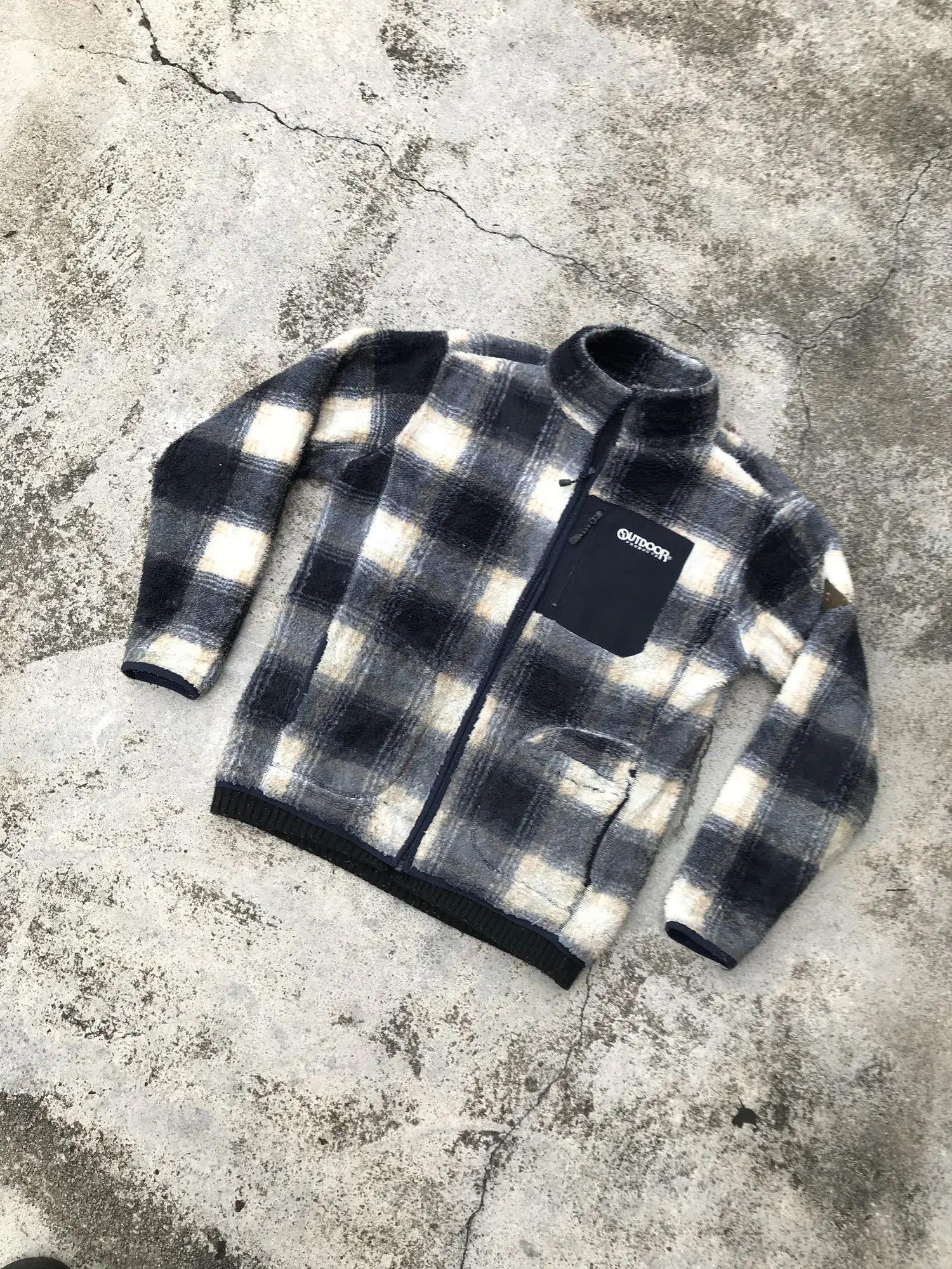 Vintage Outdoor Fleece Jacket Size US L / EU 52-54 / 3 - 2 Thumbnail