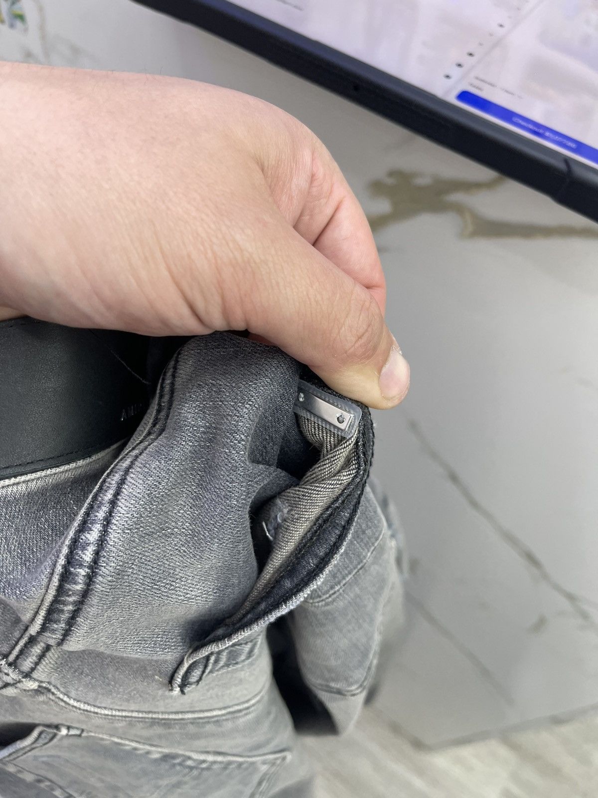 Amiri Amiri Mx1 Grey/Brown Size US 29 - 6 Thumbnail