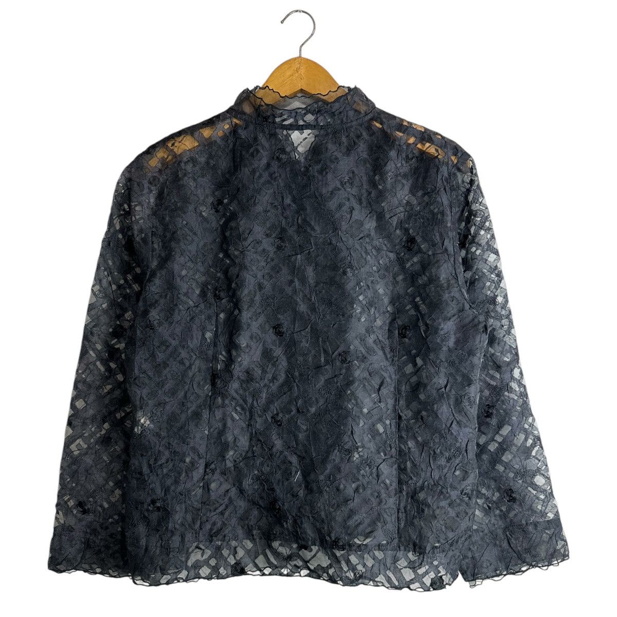 Beauty Beast RARE ROSASE CLUB TRANSPARENT SHIRT ISSEY MIYAKE YOHJI STYLE Size US M / EU 48-50 / 2 - 11 Thumbnail