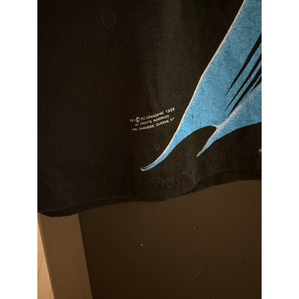 Changes × DC Comics × Vintage 1988 Batman 80s Vintage DC Comics Cropped Changes Tee Shirt Size US L / EU 52-54 / 3 - 4 Thumbnail