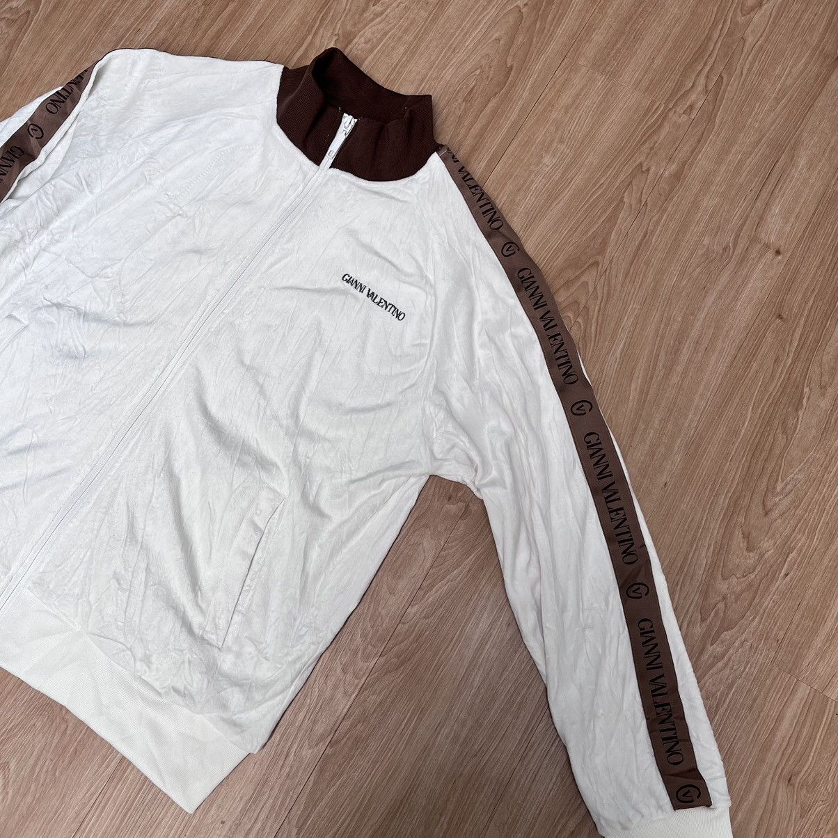 Gianni Valentino × Valentino 💸BINDING💸 2000s Gianni Valentino Tracktop Jacket Full Taped Size US M / EU 48-50 / 2 - 6 Thumbnail