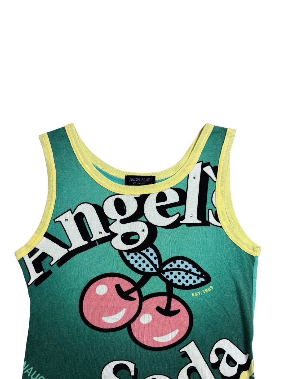 Hysteric Glamour 2000s Angel Blue - Printed Tank Top Size M / US 6-8 / IT 42-44 - 3 Thumbnail