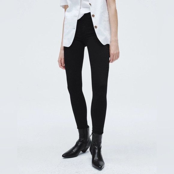Rag & Bone RAG & BONE flexi nina skinny black jeans 32 EUC Size 31" - 3 Thumbnail