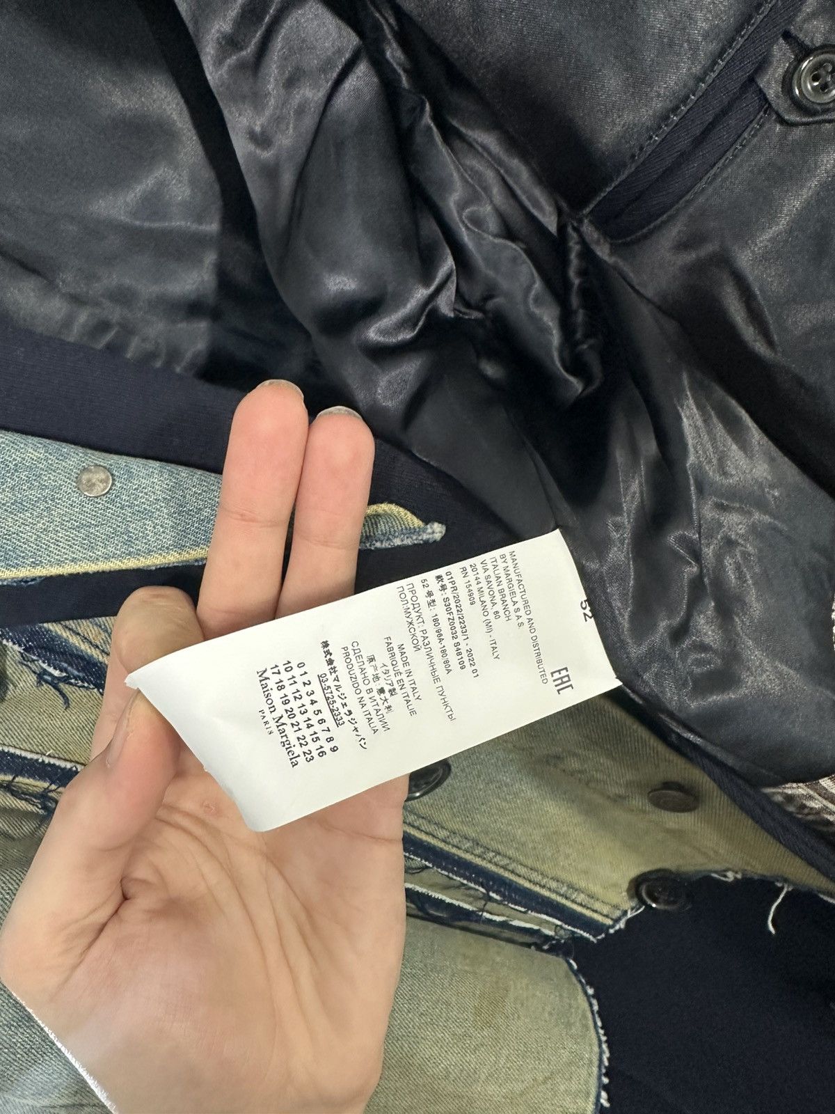 Maison Margiela Maison Margiela “Rare” Double Denim Peacoat Size US XL / EU 56 / 4 - 10 Thumbnail