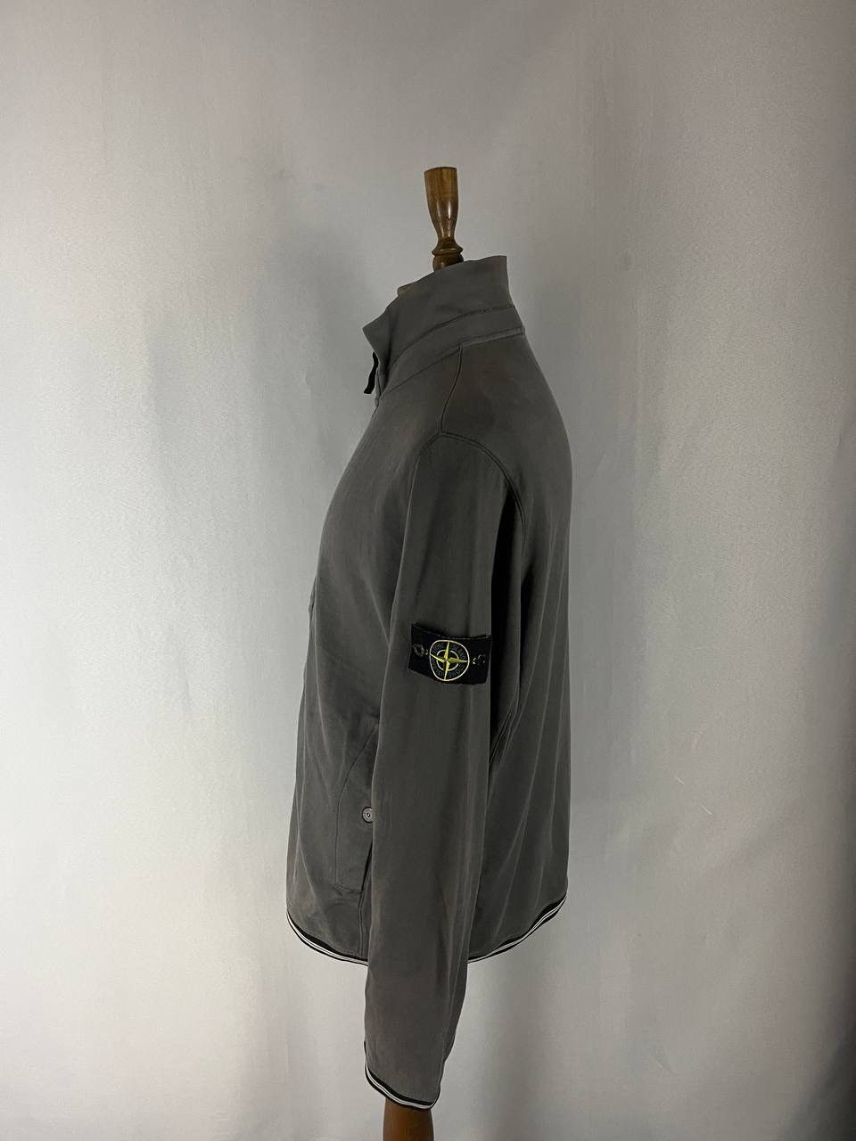 Stone Island Stone Island Zip Sweatshirt Jacket Grey Size US XXL / EU 58 / 5 - 4 Thumbnail