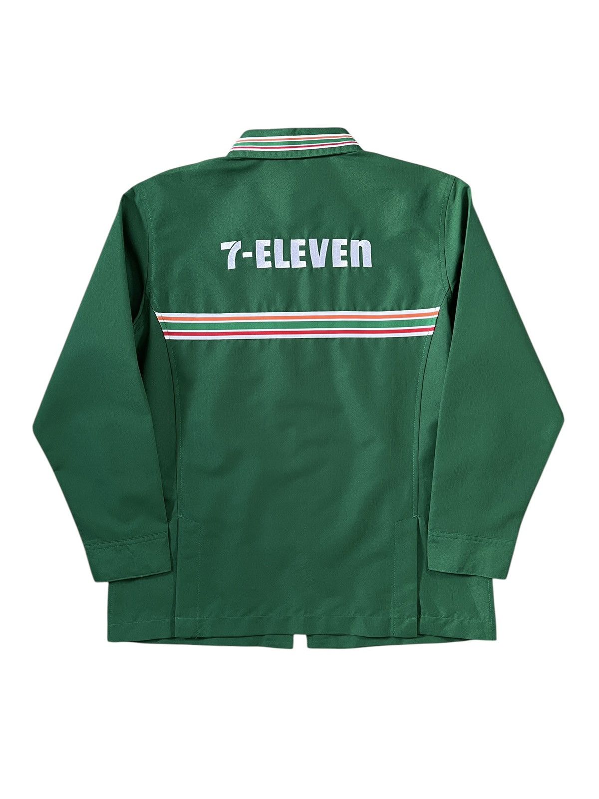 Japanese Brand × Vintage Vintage 7-Eleven Light Zipper Worker Jacket Size US M / EU 48-50 / 2 - 2 Thumbnail