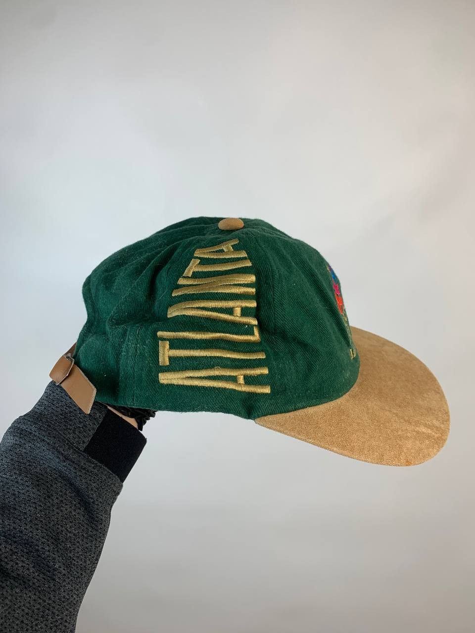 Vintage Olympic Games Atlanta 1996 Cap Hat Green vintage Size ONE SIZE - 3 Thumbnail