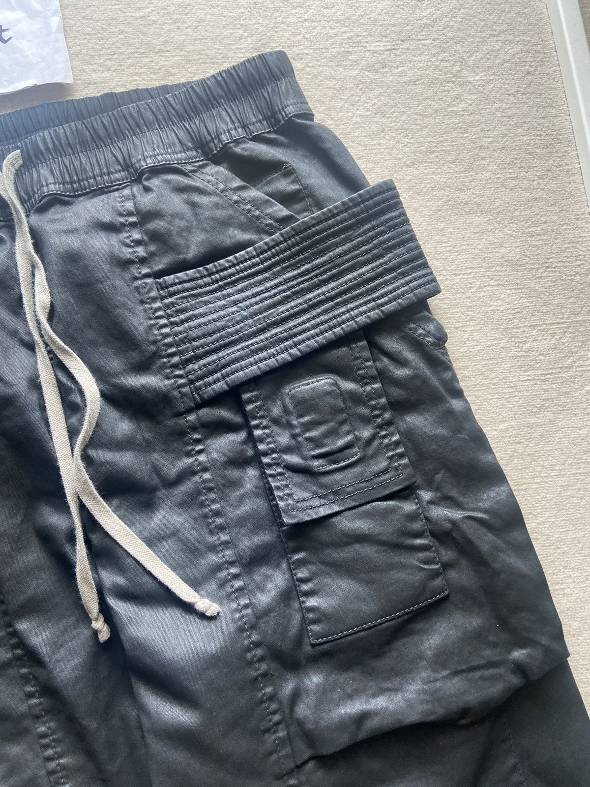 Rick Owens × Rick Owens Drkshdw * RARE * SBW HEAVY WAXED CREATCH CARGO PANTS SIZE L Size US 34 / EU 50 - 8 Thumbnail