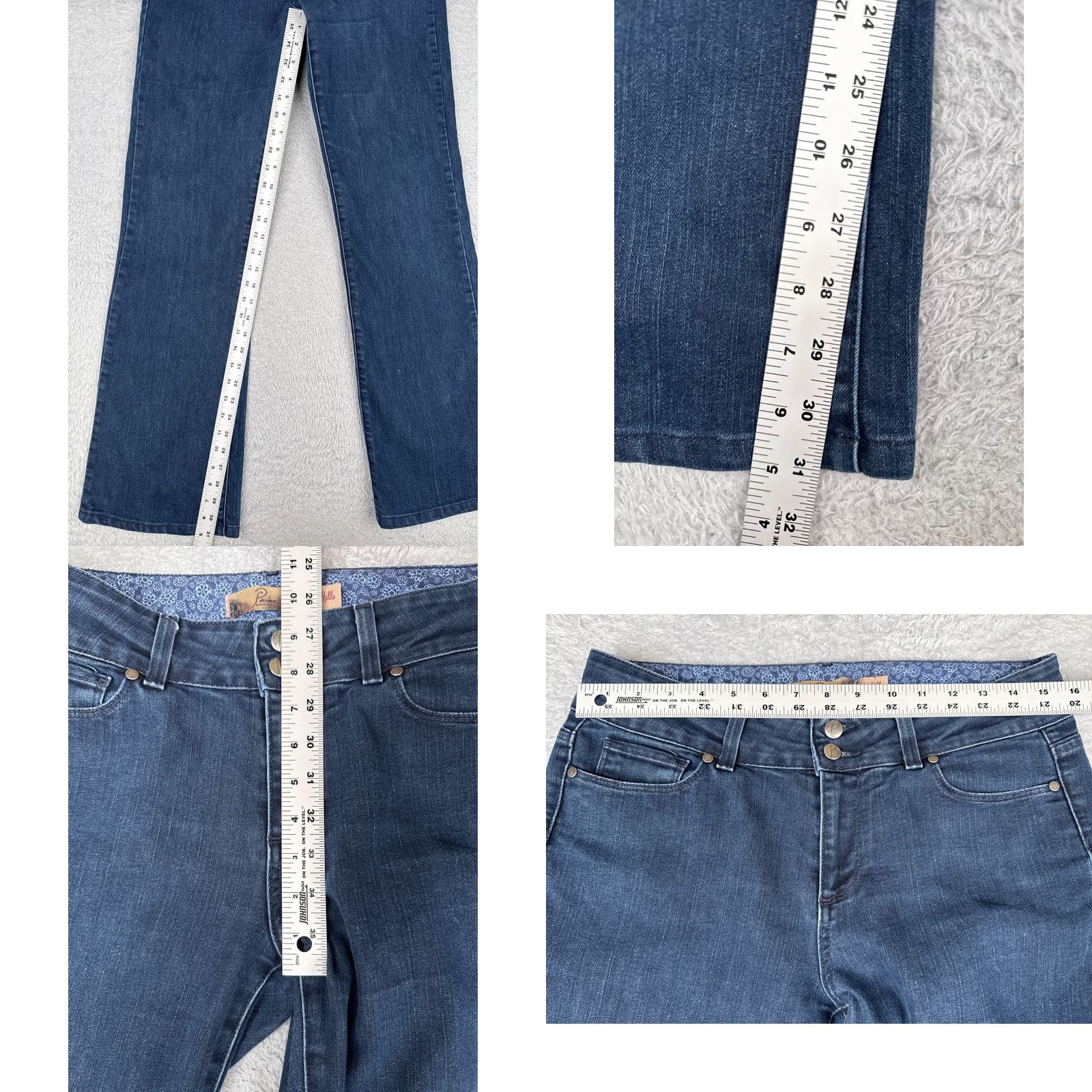 Paige Paige Jeans Womens 30 Blue Denim Bootcut Dark Wash USA Made 30x32 Jeans Womens Bootcut 90s Southwestern USA Color Blue Size 30 Regular Womens Paige Size 30" / US 8 / IT 44 - 8 Thumbnail