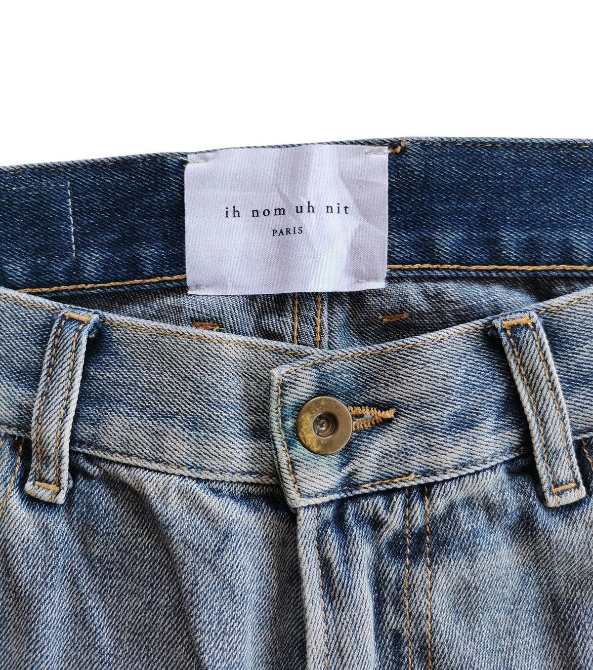 Ih Nom Uh Nit Ih Nom Uh Nit Distressed Denim Jeans Style Saint Laurent Size US 31 - 10 Thumbnail