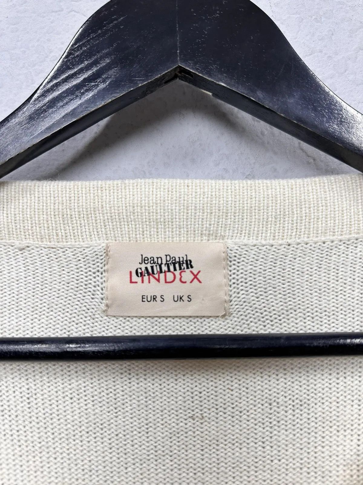 Japanese Brand Women's Jean Paul Gaultier Lindex Face Knit Swearshirt S Size US S / EU 44-46 / 1 - 6 Thumbnail