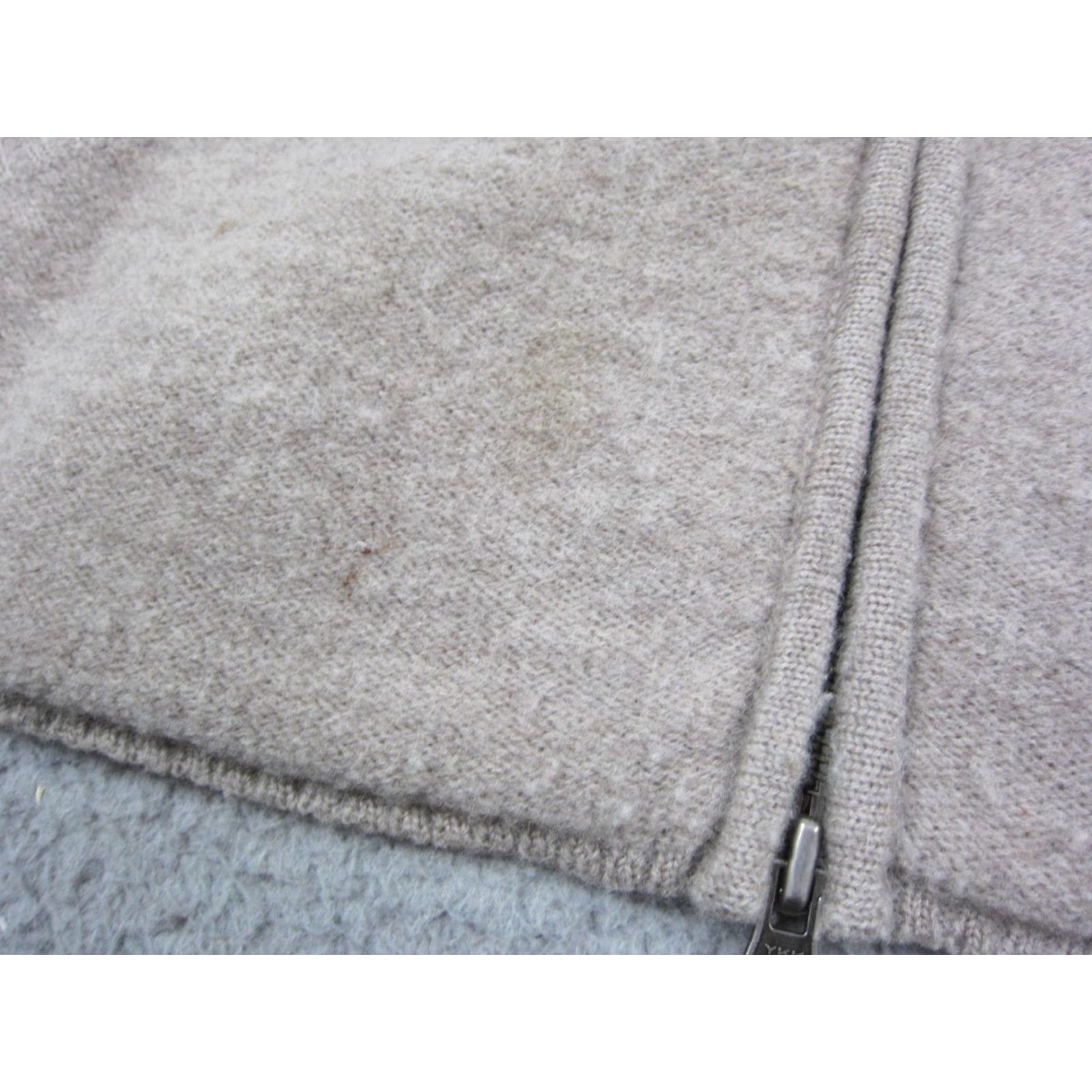 Smartwool VINTAGE SmartWool Cardigan Sweater Womens M Beige Full Zip Merino Wool 90s Shirt/Top Size M / US 6-8 / IT 42-44 - 4 Thumbnail