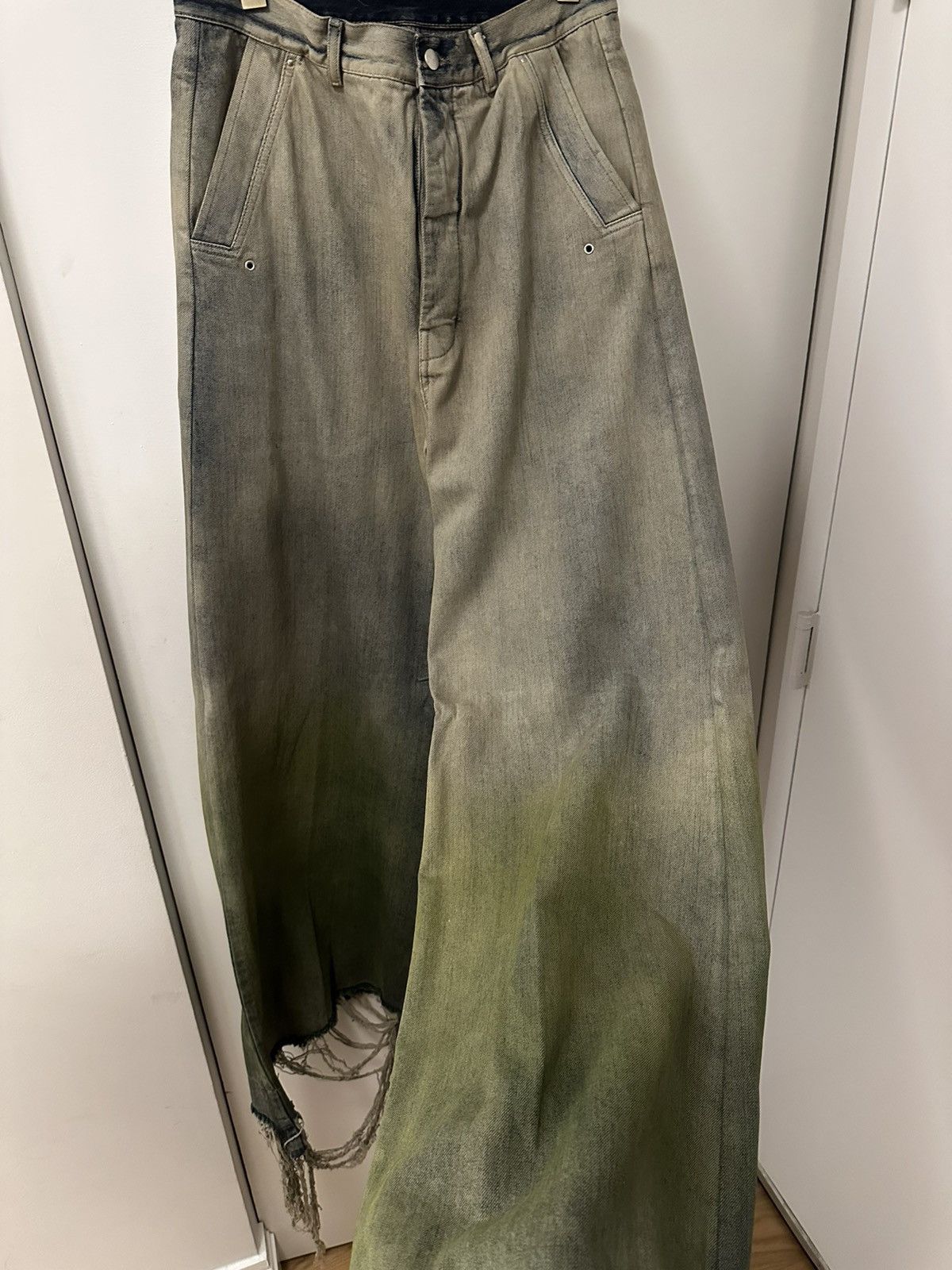 Rick Owens LUXOR Tailored Belas Acid Degrade Jeans, size 48 Size US 32 / EU 48 - 5 Thumbnail