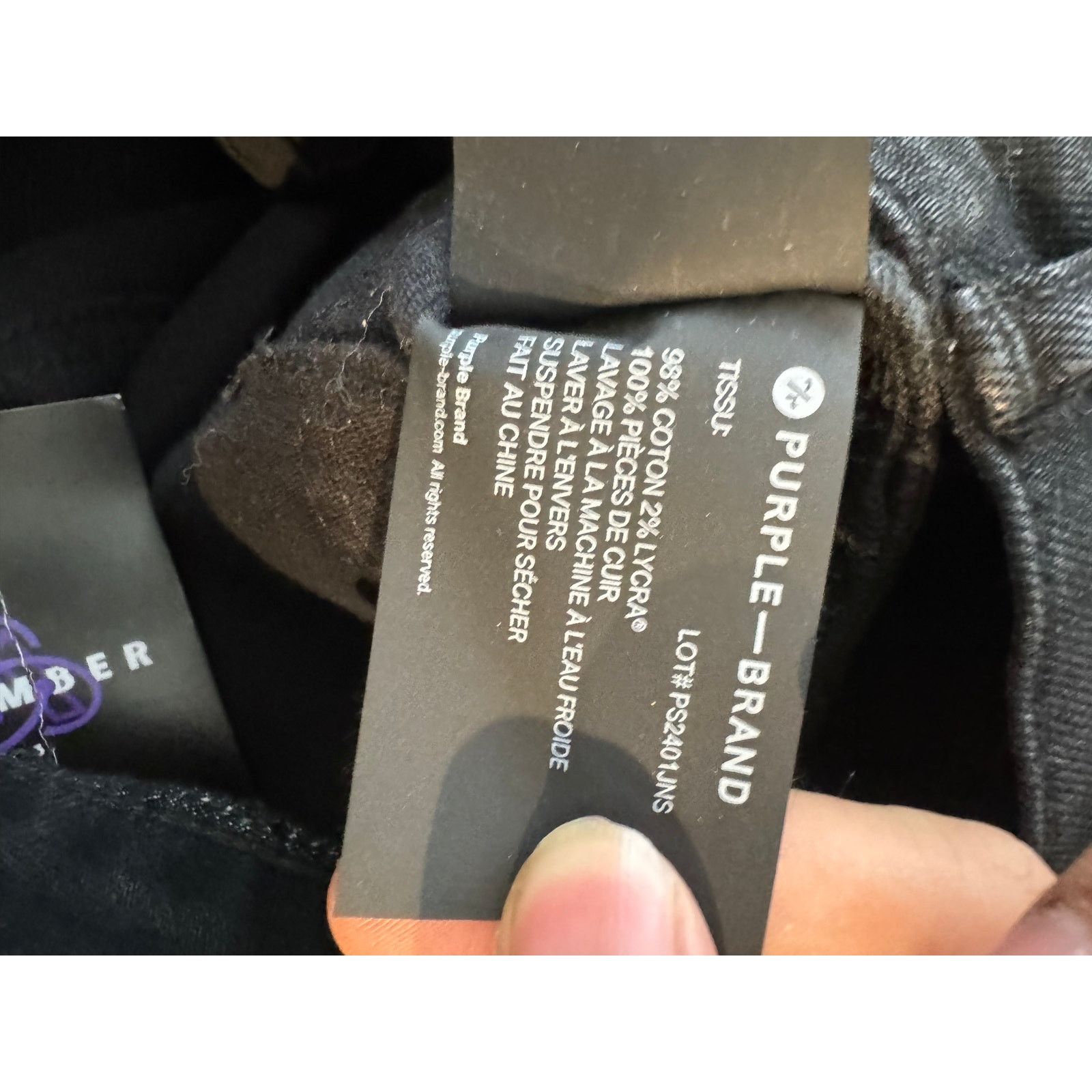 Purple Brand Purple Jeans Black Wax Used 32 Size US 32 / EU 48 - 9 Thumbnail