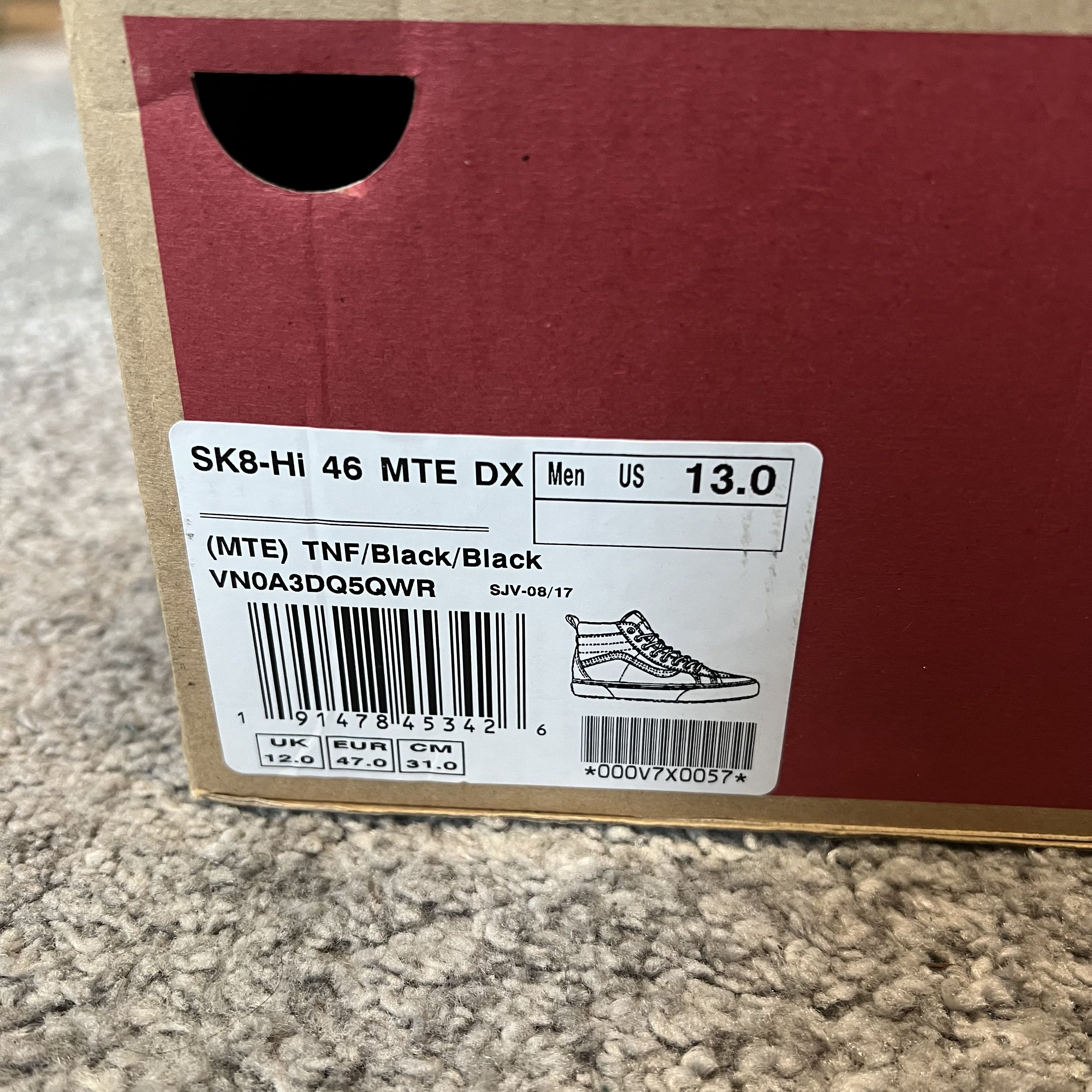 The North Face × Vans Vans x The North Face SK8-HI MTE Size US 13 / EU 46 - 5 Thumbnail