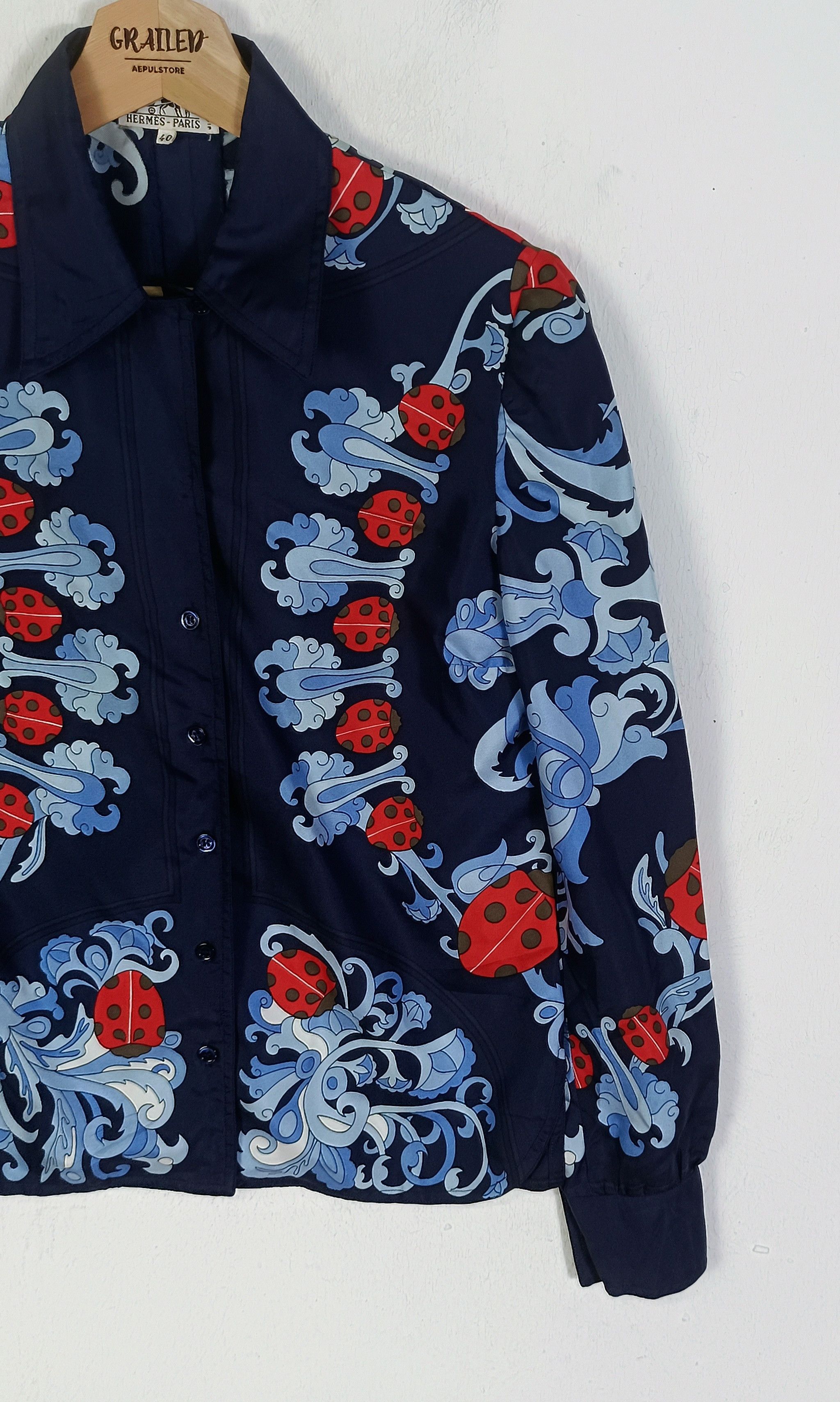 Hermes Vintage Hermes Coccinelles by Karin Swildens Silk Size S / US 4 / IT 40 - 6 Thumbnail