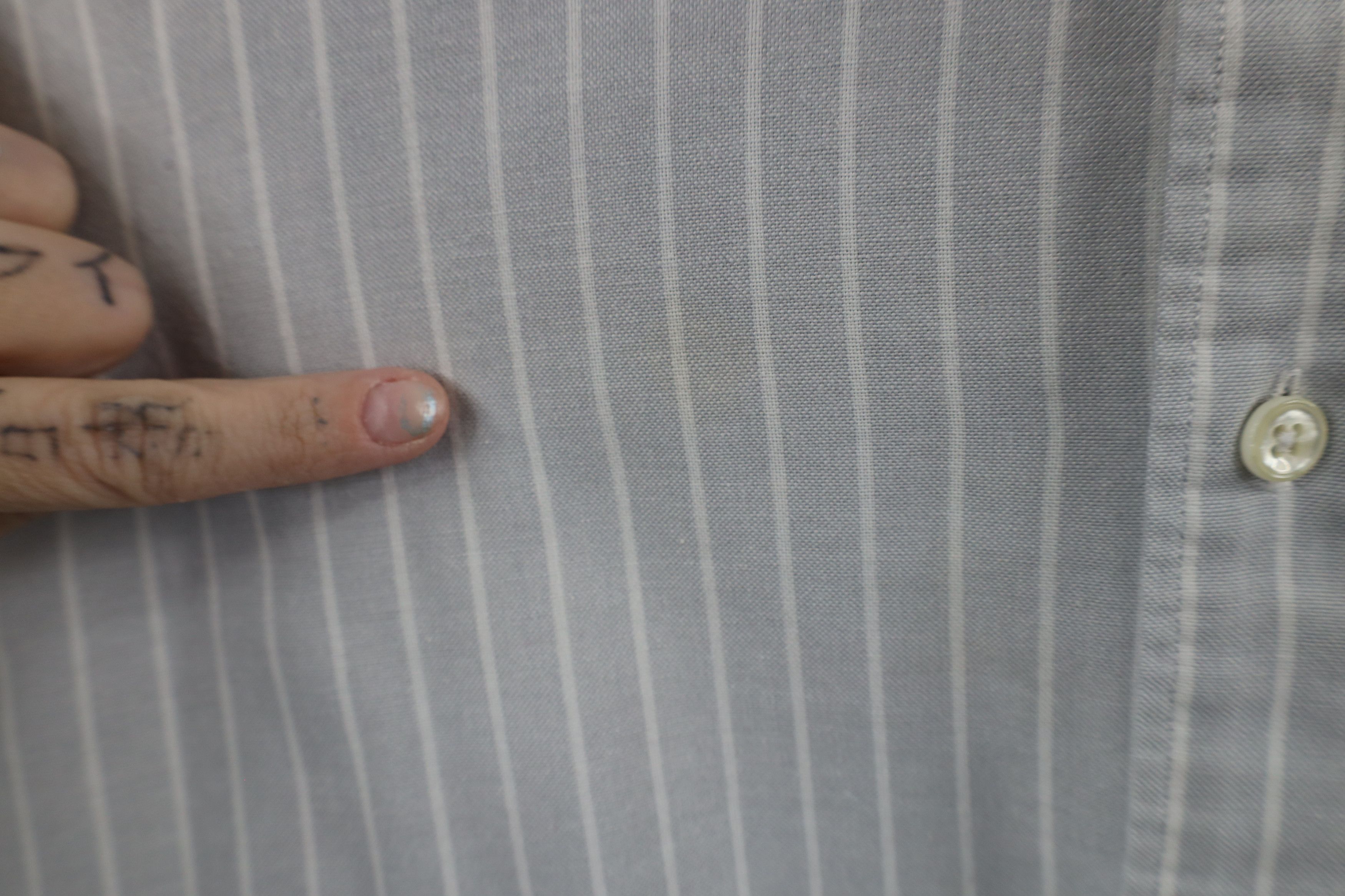 Vintage Vintage 90s Streetwear Tailor Striped Button Down Shirt Size US M / EU 48-50 / 2 - 4 Thumbnail