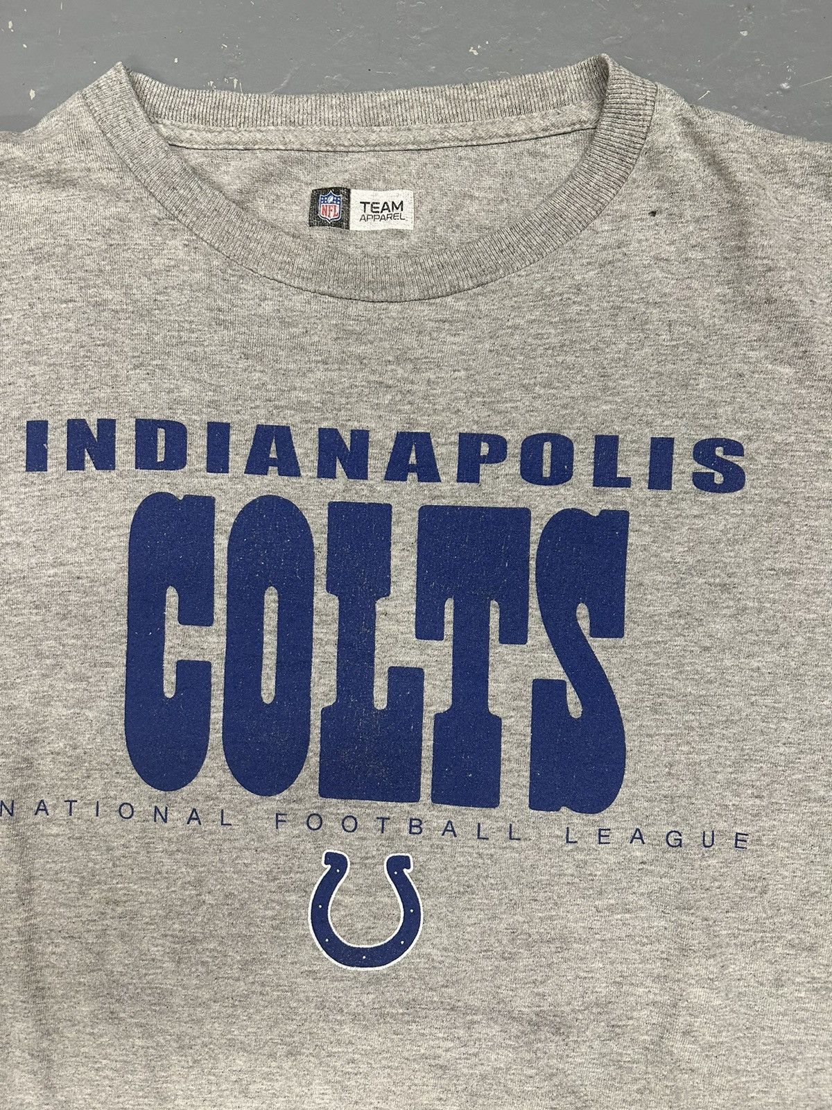 NFL Crazy Vintage Y2K Essential Indianapolis Colt Grey NFL Shirt Size US L / EU 52-54 / 3 - 2 Thumbnail