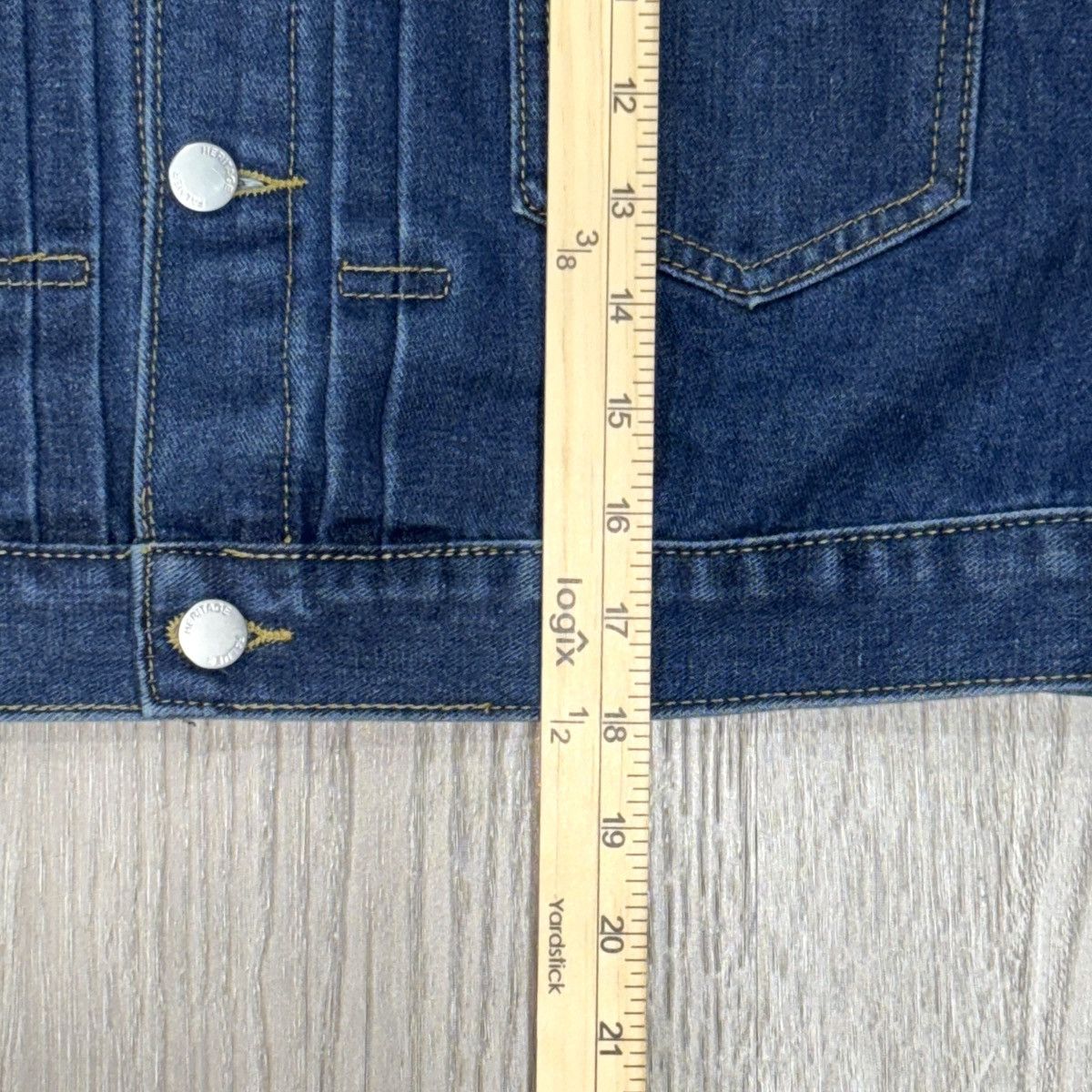 Other The Lemon Studios Jacket Womens M Cropped Denim Trucker Blue Size US M / EU 48-50 / 2 - 13 Thumbnail