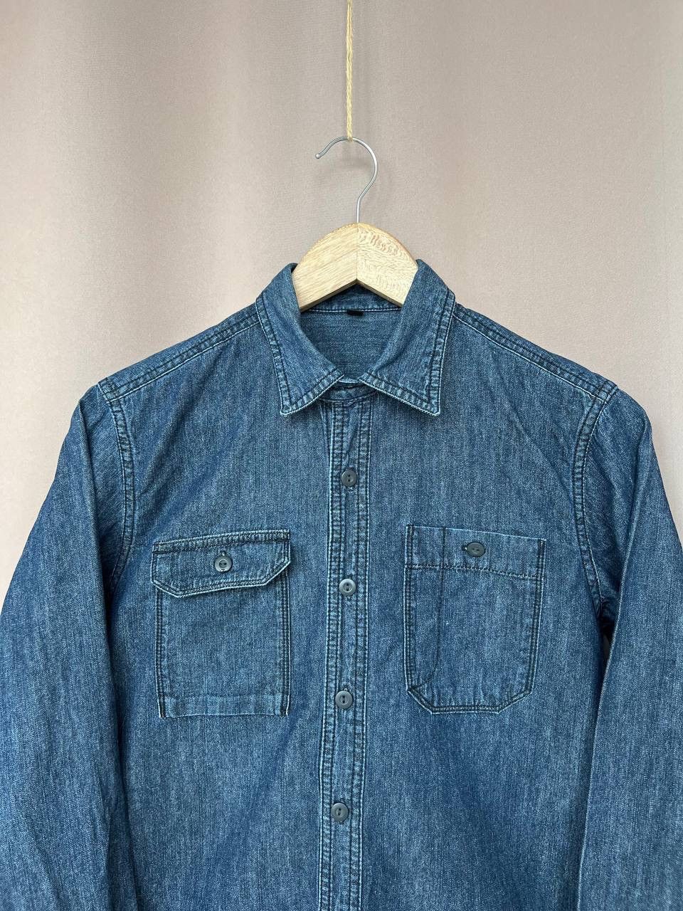 Muji Muji Japanese Denim Button Shirt Mens Size S Vintage Size US S / EU 44-46 / 1 - 2 Thumbnail