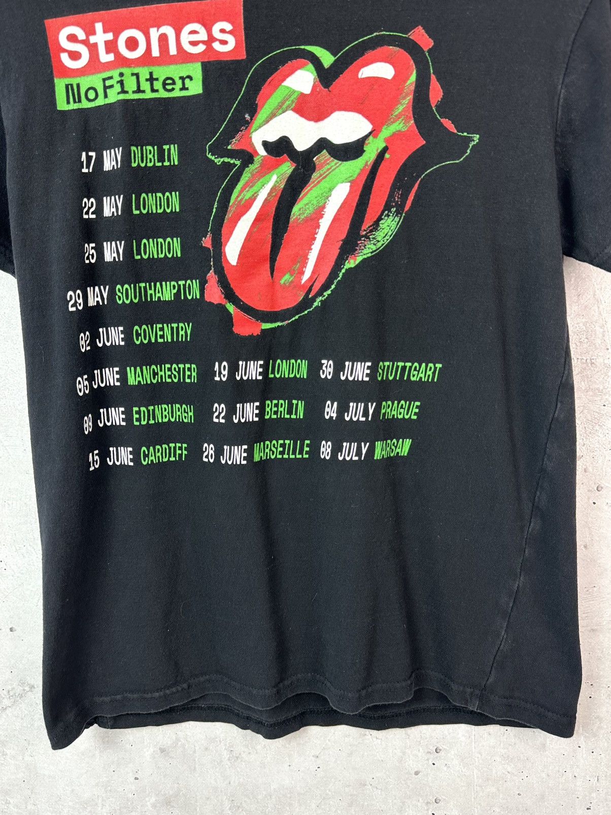 The Rolling Stones The Rolling Stones No Filter Tour Black Printed T-shirt Size US M / EU 48-50 / 2 - 7 Thumbnail