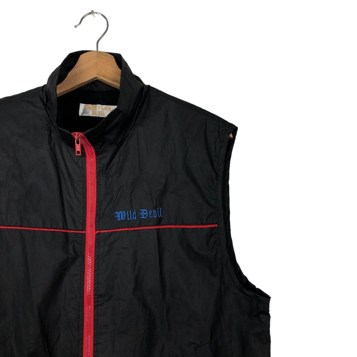 Japanese Brand 🔥90’s Wild Devil Vest Big Logo Embroidery Size US M / EU 48-50 / 2 - 7 Thumbnail