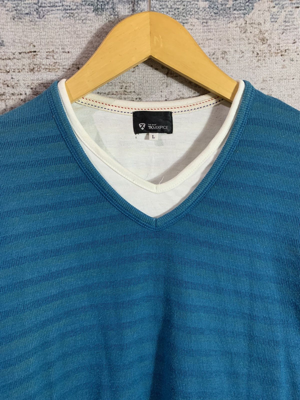 14th Addiction Japanese Undefined Stripped Double Layers Y2k Size US L / EU 52-54 / 3 - 3 Thumbnail