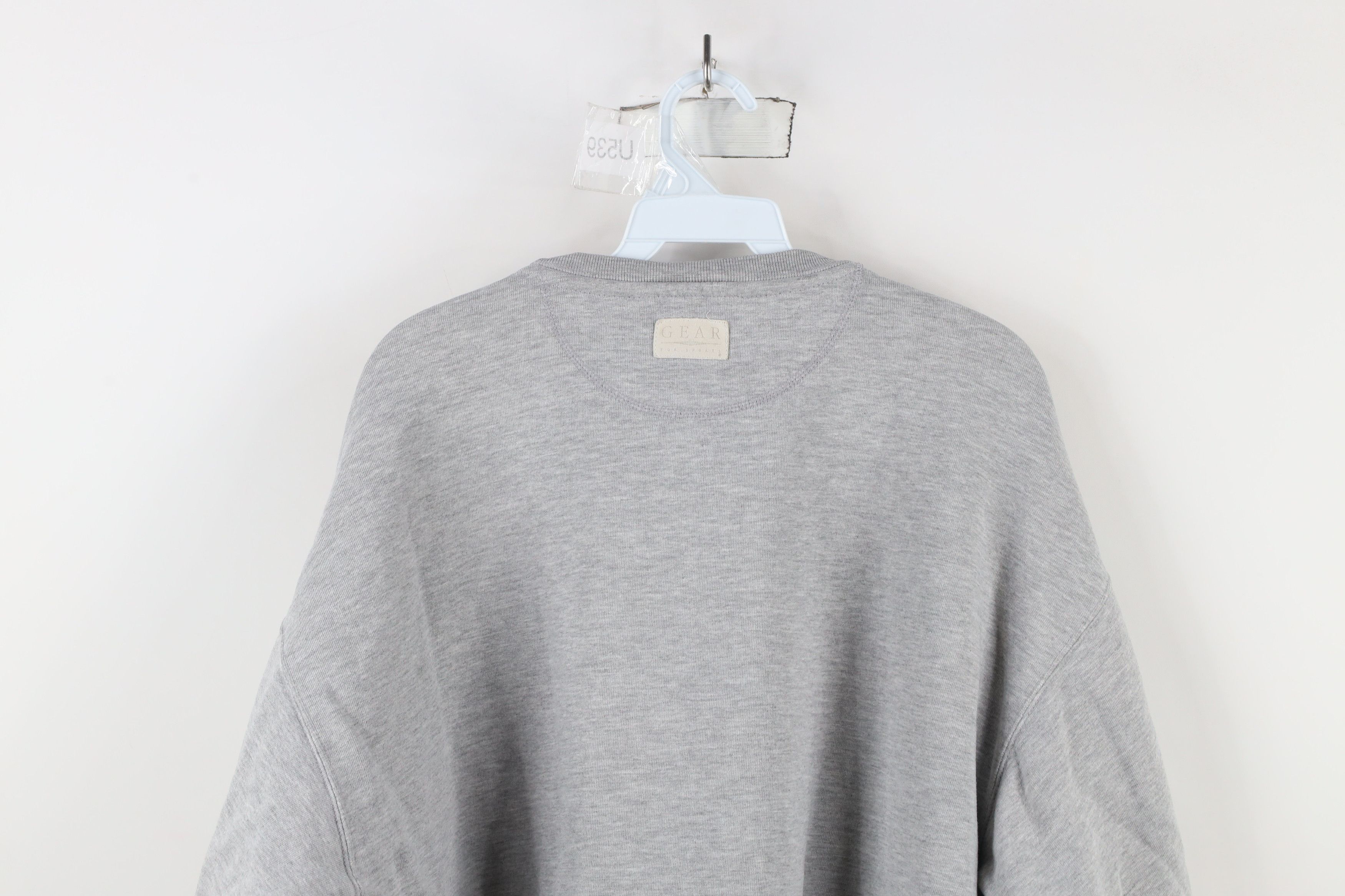 Vintage Vintage 90s Notre Dame University Crewneck Sweatshirt Gray Size US XL / EU 56 / 4 - 9 Thumbnail