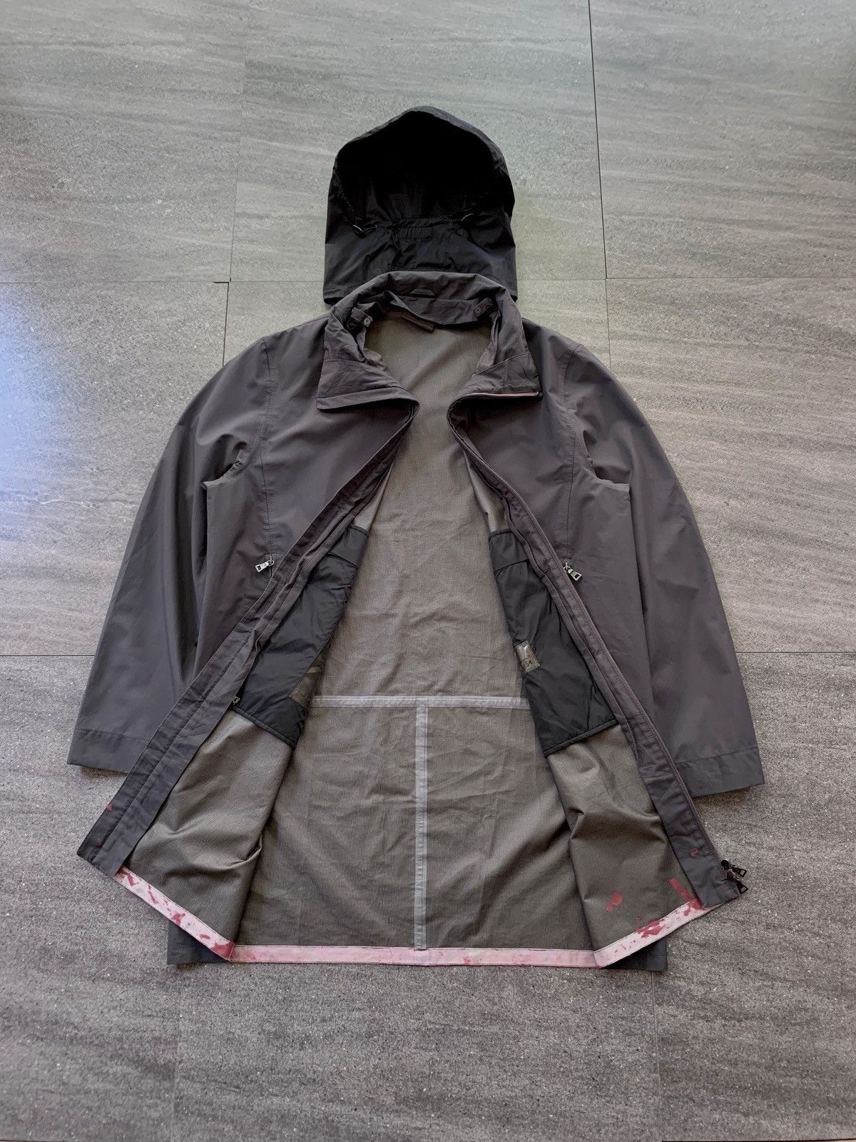 Prada FREE TAX! 2000s Goretex Convertible Hooded Coat Jacket Size US L / EU 52-54 / 3 - 4 Thumbnail