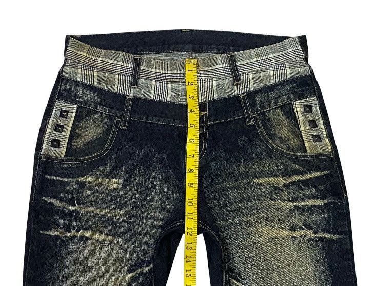 PPFM PPFM Double Waist Mud Wash Denim Pants Size US 32 / EU 48 - 16 Thumbnail